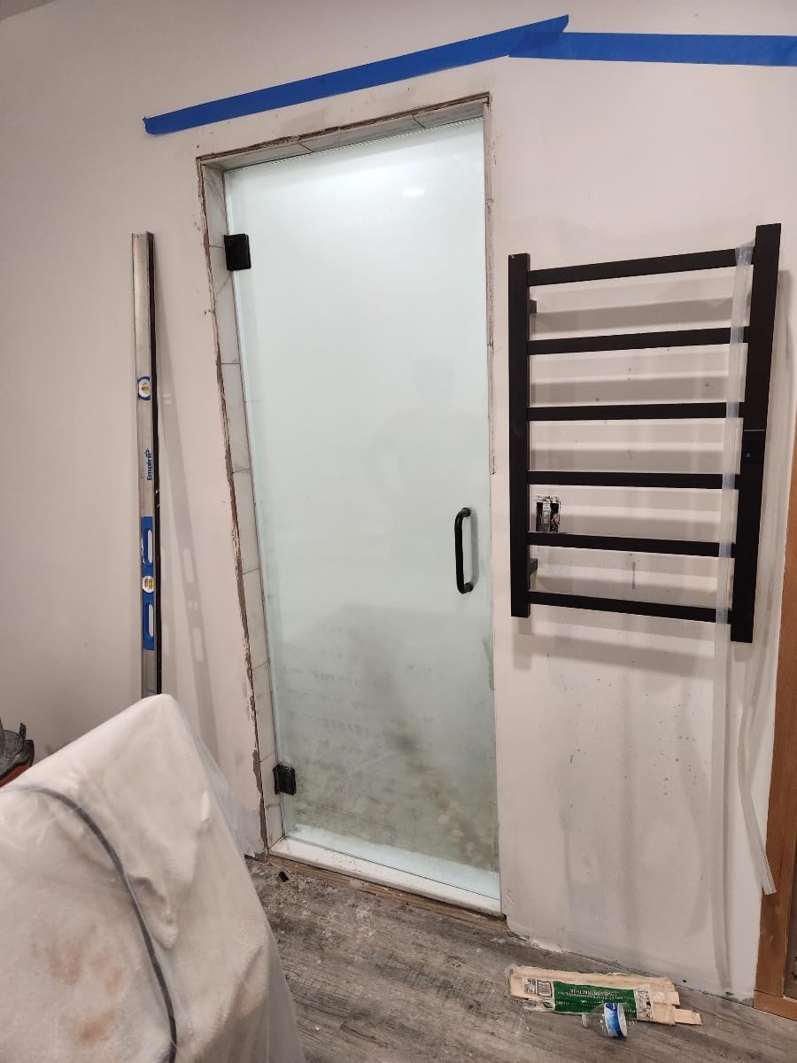 Fab Glass and Mirror Frameless Shower Door - 3/8