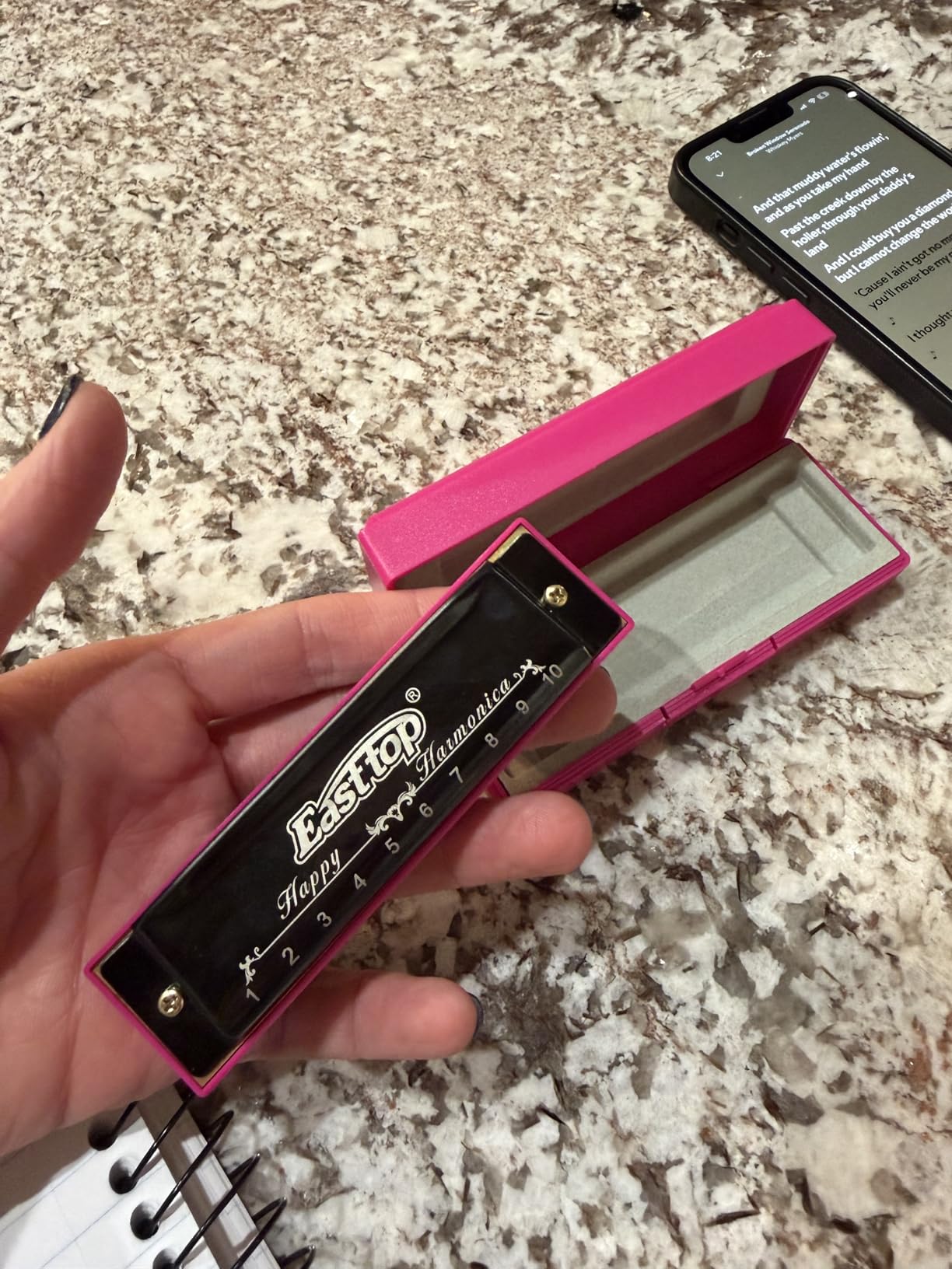 East top Harmonica, Diatonic 10 Holes C Key, Blues, for Beginner, Kids, Students with Case, Clean Cloth and Manual customer photo 2