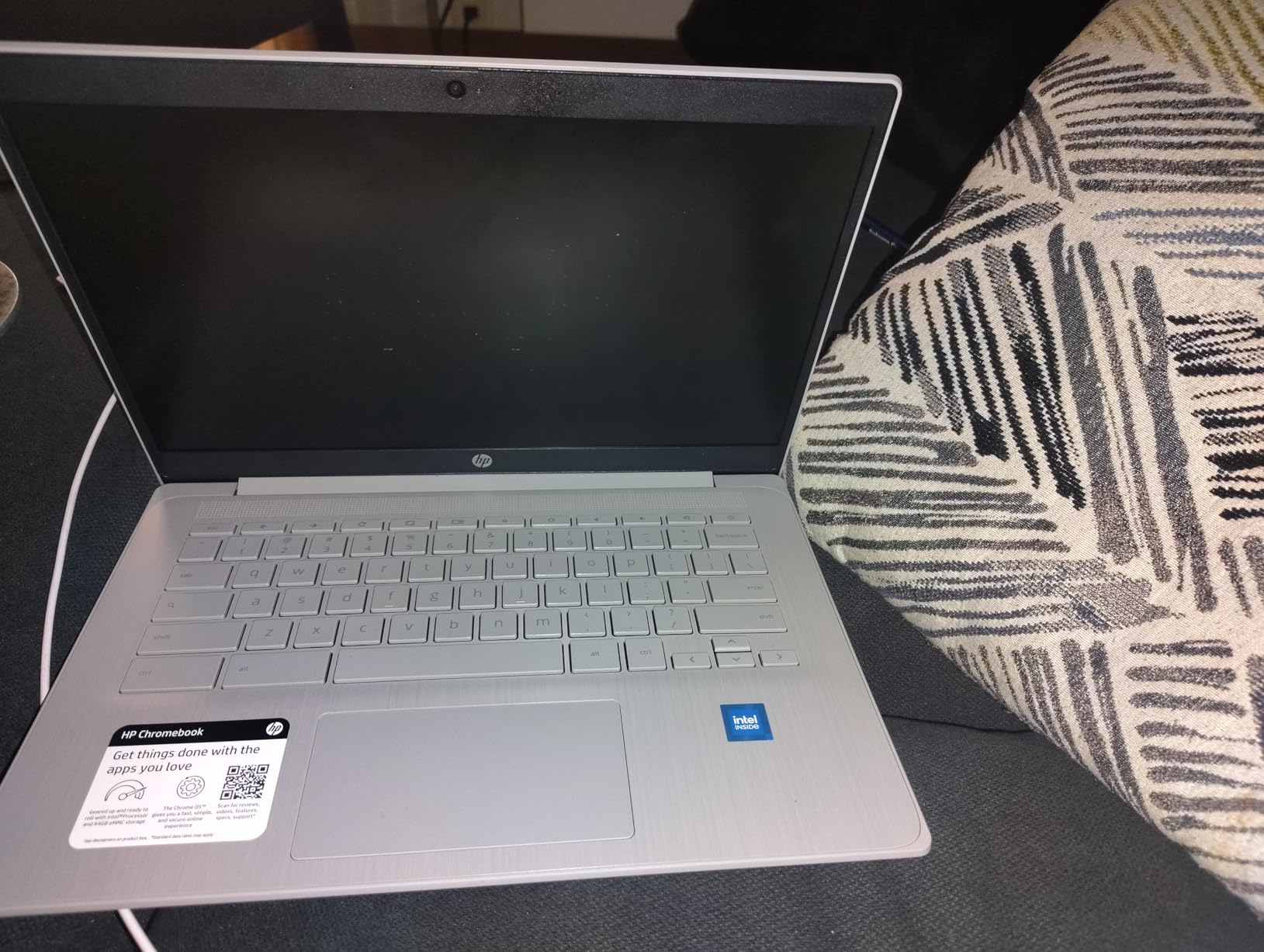 HP Chromebook 14 Laptop, Intel Celeron N4120, 4 GB RAM, 64 GB eMMC, 14