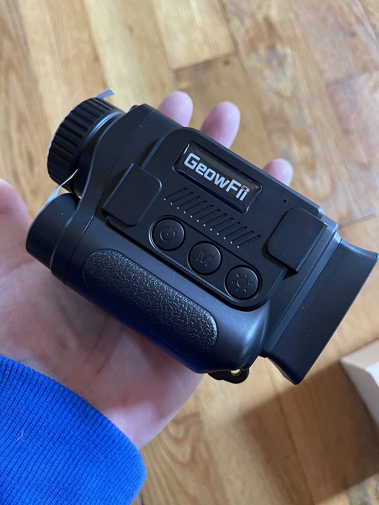 GeowFiiTech Night Vision Monocular, 4K Infrared Digital Night Vision Goggle | 850nm IR, 40M Photo & 4K Video, 984FT Range, 8X Zoom, Rechargeable, SD Card Included for Hunting Camping Adventure customer photo 2