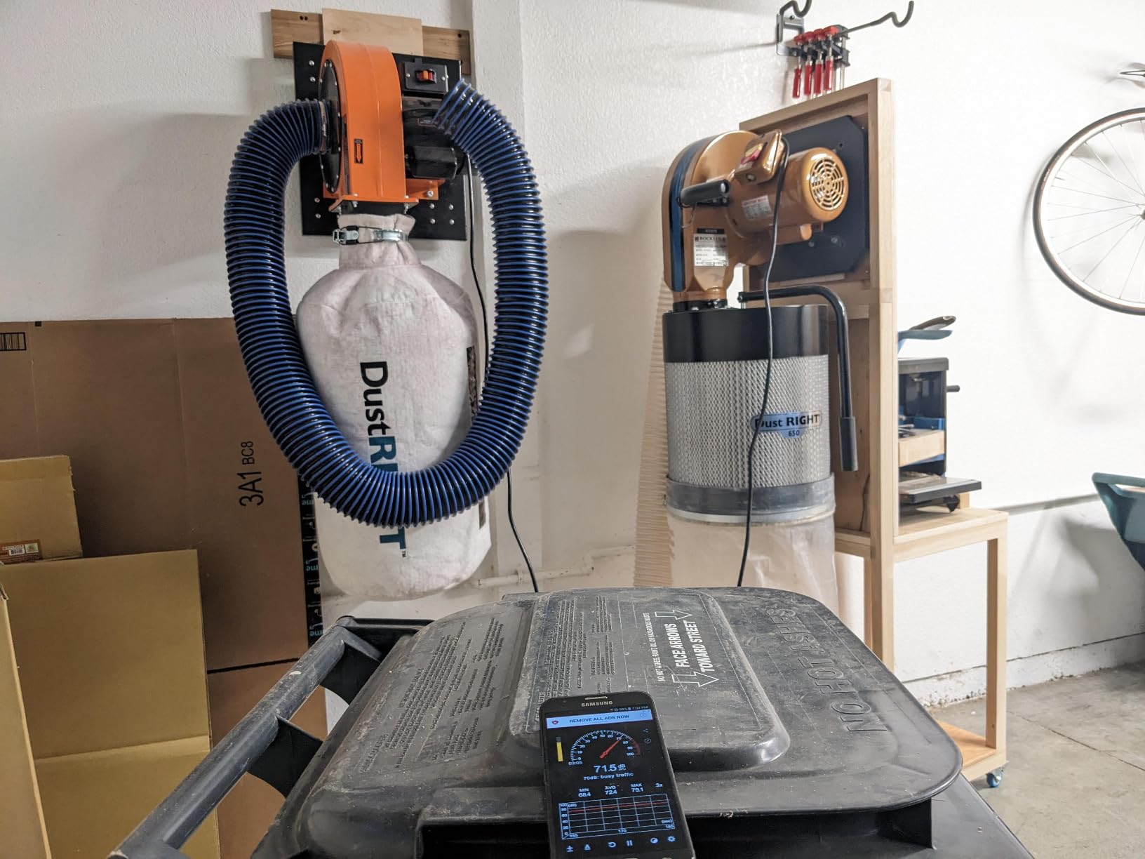 WEN Woodworking Dust Collector, 7.4-Amp Induction Motor with 15-Gallon Bag (DC3474) customer photo 1