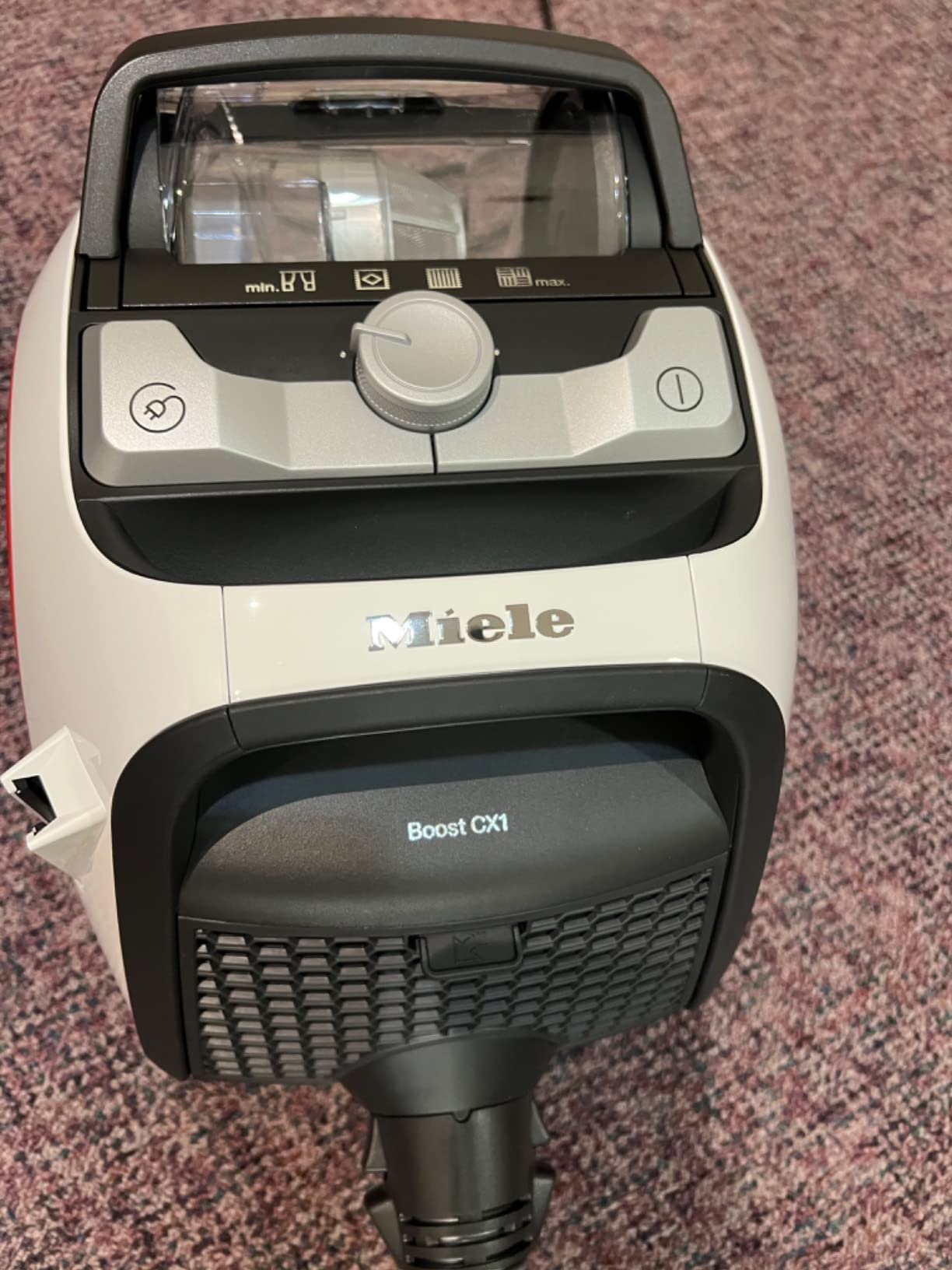 Miele Boost CX1 PowerLine SNRF0 Bagless Canister Vacuum Cleaner in Lotus White, Compact customer photo 2