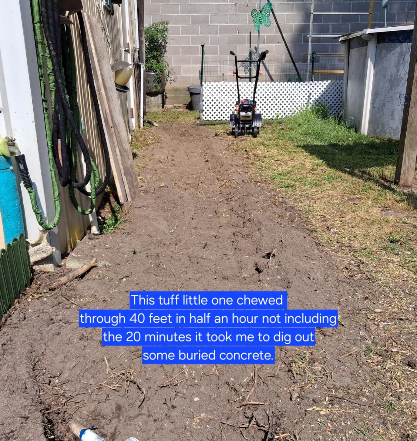 SENIX 4QL 4-Cycle Gas Powered Tiller Cultivator, 46cc Full Crank Engine, 15-Inch Tilling Width, 8-Inch Tilling Depth customer photo 1