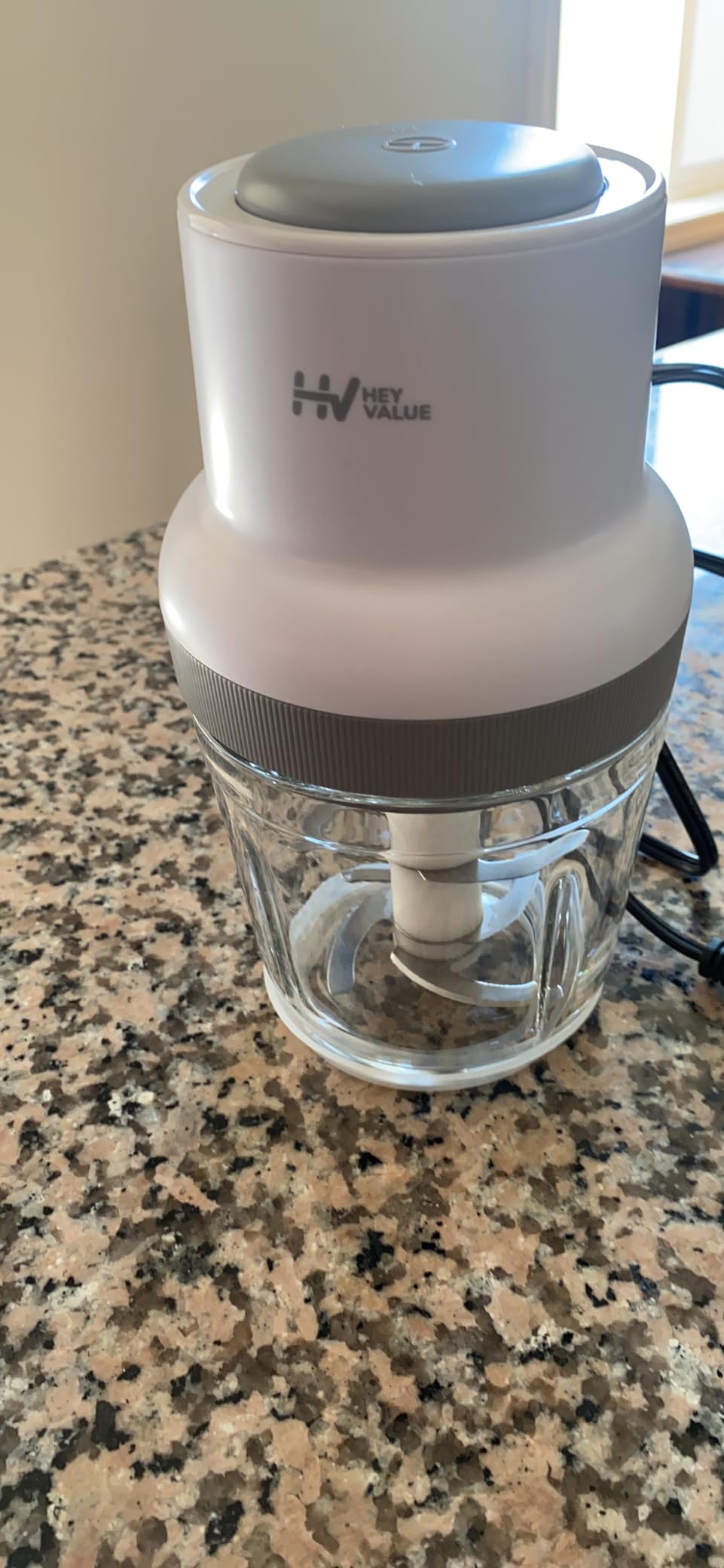 HEYVALUE Larger Baby Food Processor Set, Glass Puree Blender with Baby Food Freezer Tray, Silicone Spoons, Spatula, 20 OZ customer photo 2