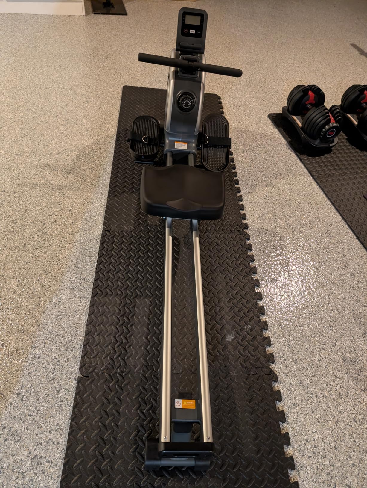 MERACH Rowing Machines for Home, Magnetic Rowing Machine with 16 Levels, Rower Machine of Quiet Resistance, Dual Slide Rail with Max 350lbs Weight Capacity, App Compatible customer photo 1