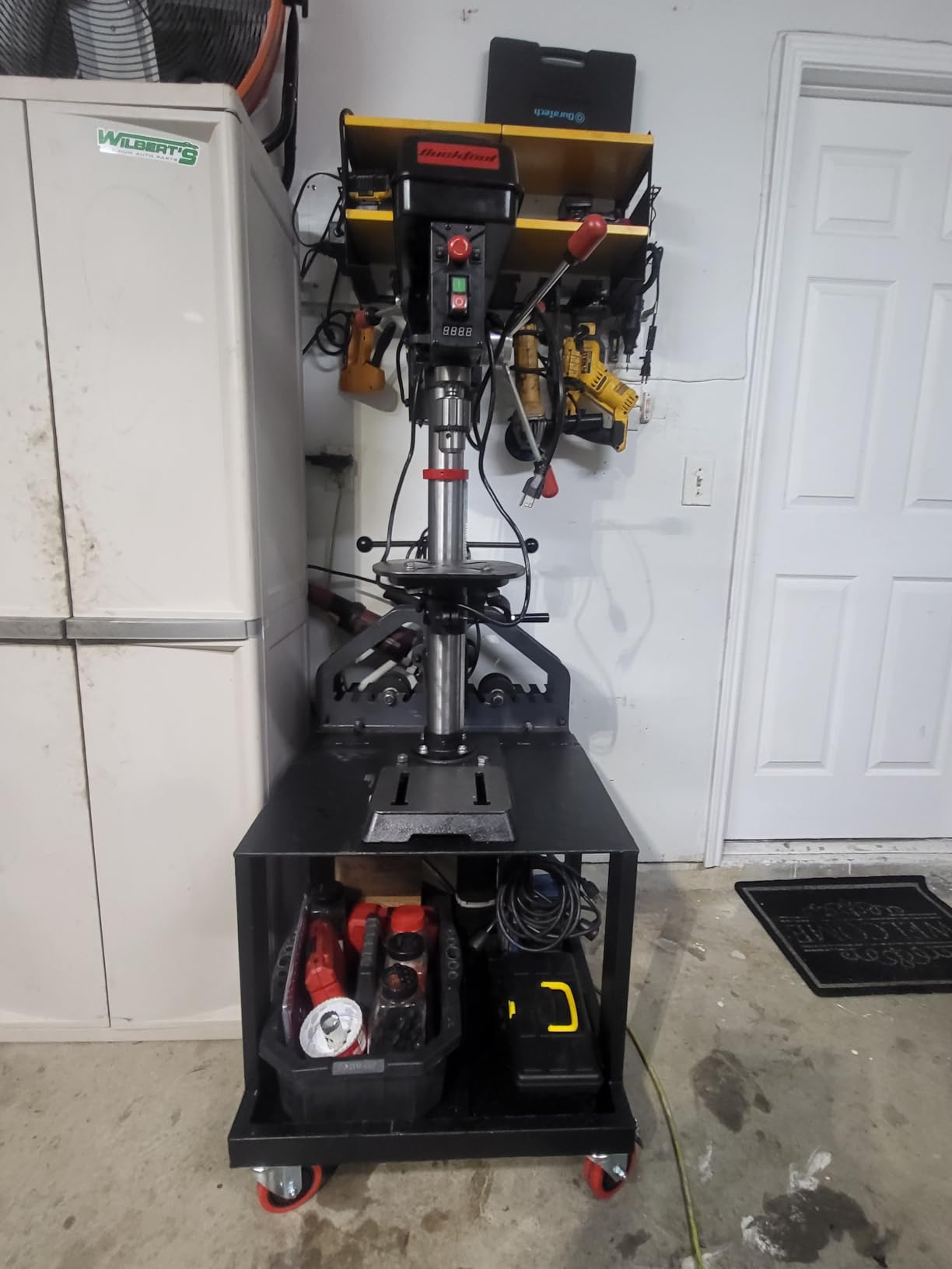 BUCKTOOL 12-Inch Benchtop Drill Press, 580-3200 RPM, 6.2A 3/4 HP Motor customer photo 2