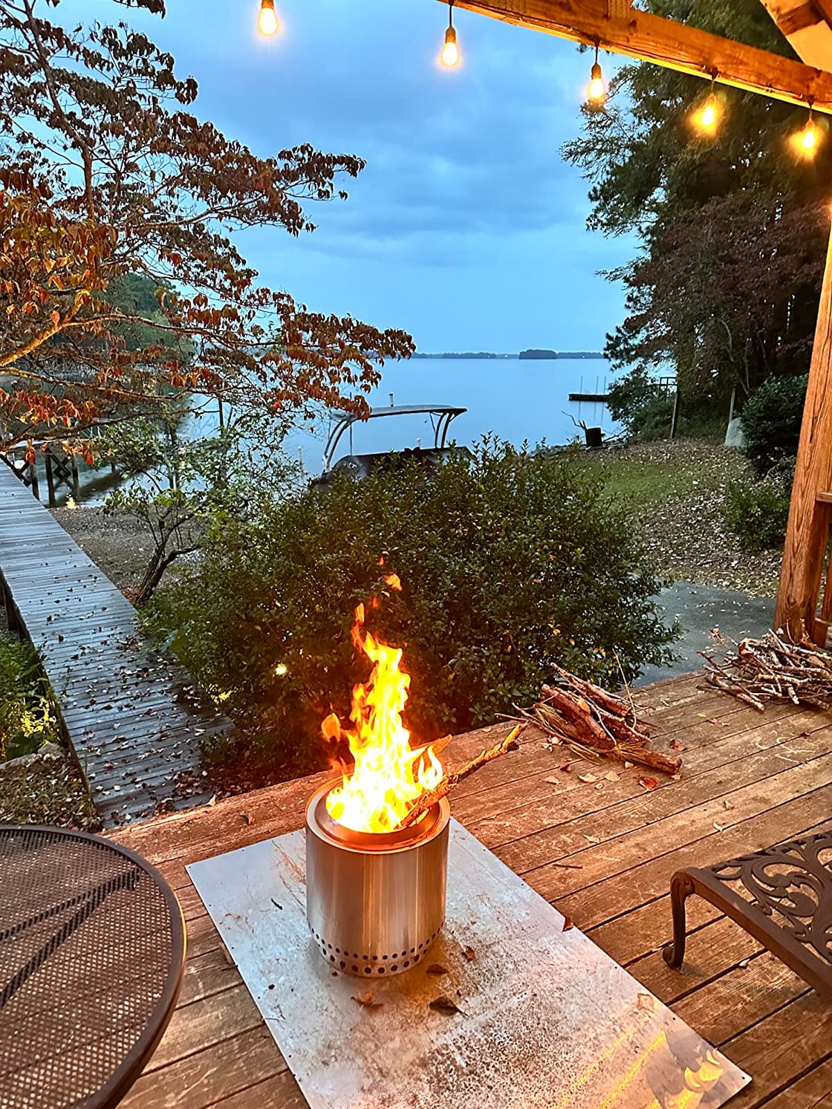 Solo Stove Ranger 2.0 with Stand - 15 Inch Smokeless Portable Fire Pit - Lightweight Outdoor Fireplace with Removable Ash Pan, Stainless Steel, Carry Case Included customer photo 2