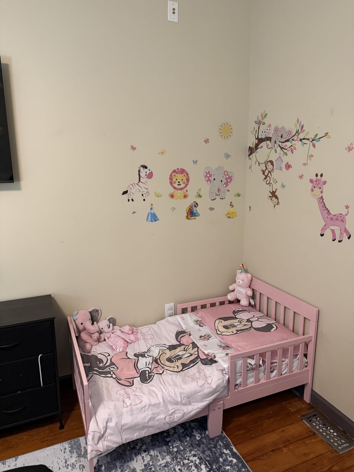 Dream On Me Finn Toddler Bed, GREENGUARD Gold, Pinewood, Vintage White Oak customer photo 1