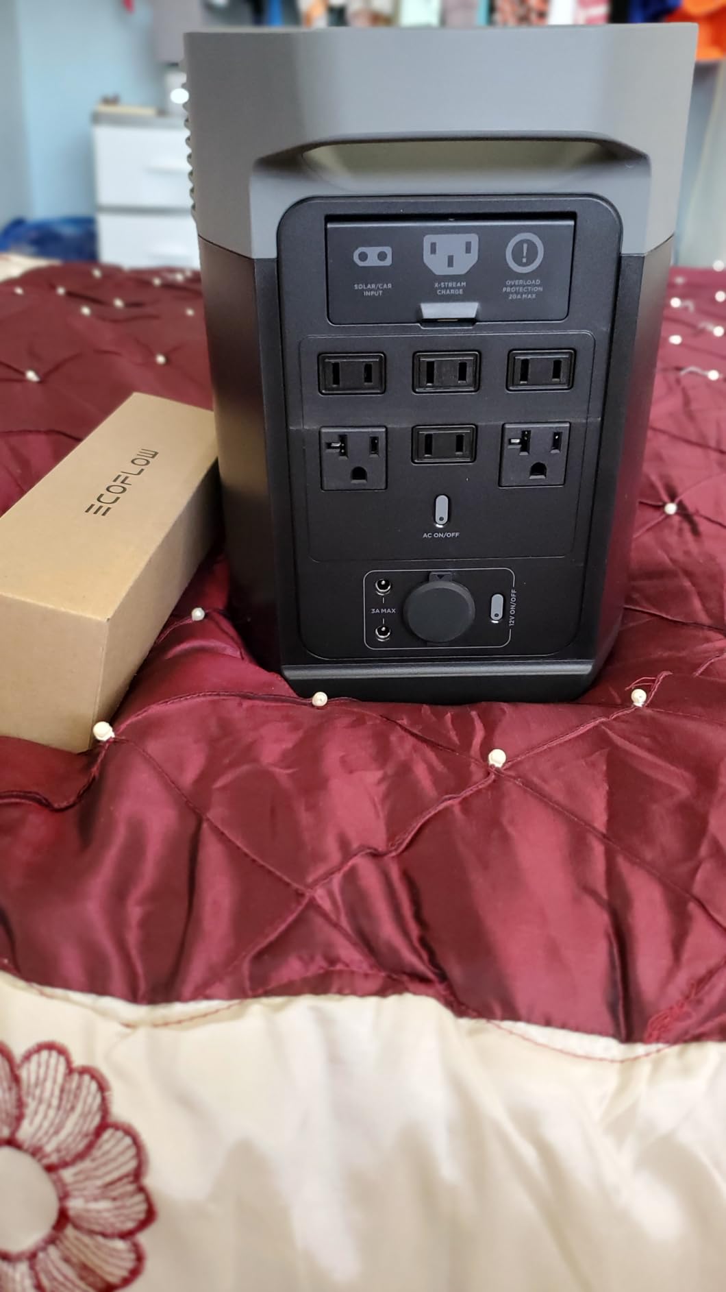 EF ECOFLOW Portable Power Station DELTA 2, 1024Wh LiFePO4 (LFP) Battery, 1800W AC/100W USB-C Output, Solar Generator(Solar Panel Optional) for Home Backup Power, Camping & RVs customer photo 2