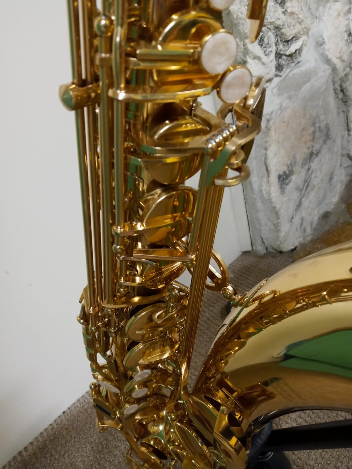 Eastar Advanced Alto Saxophone Eb Upgraded Sax, Golden Full Kit, EAX-21 customer photo 2