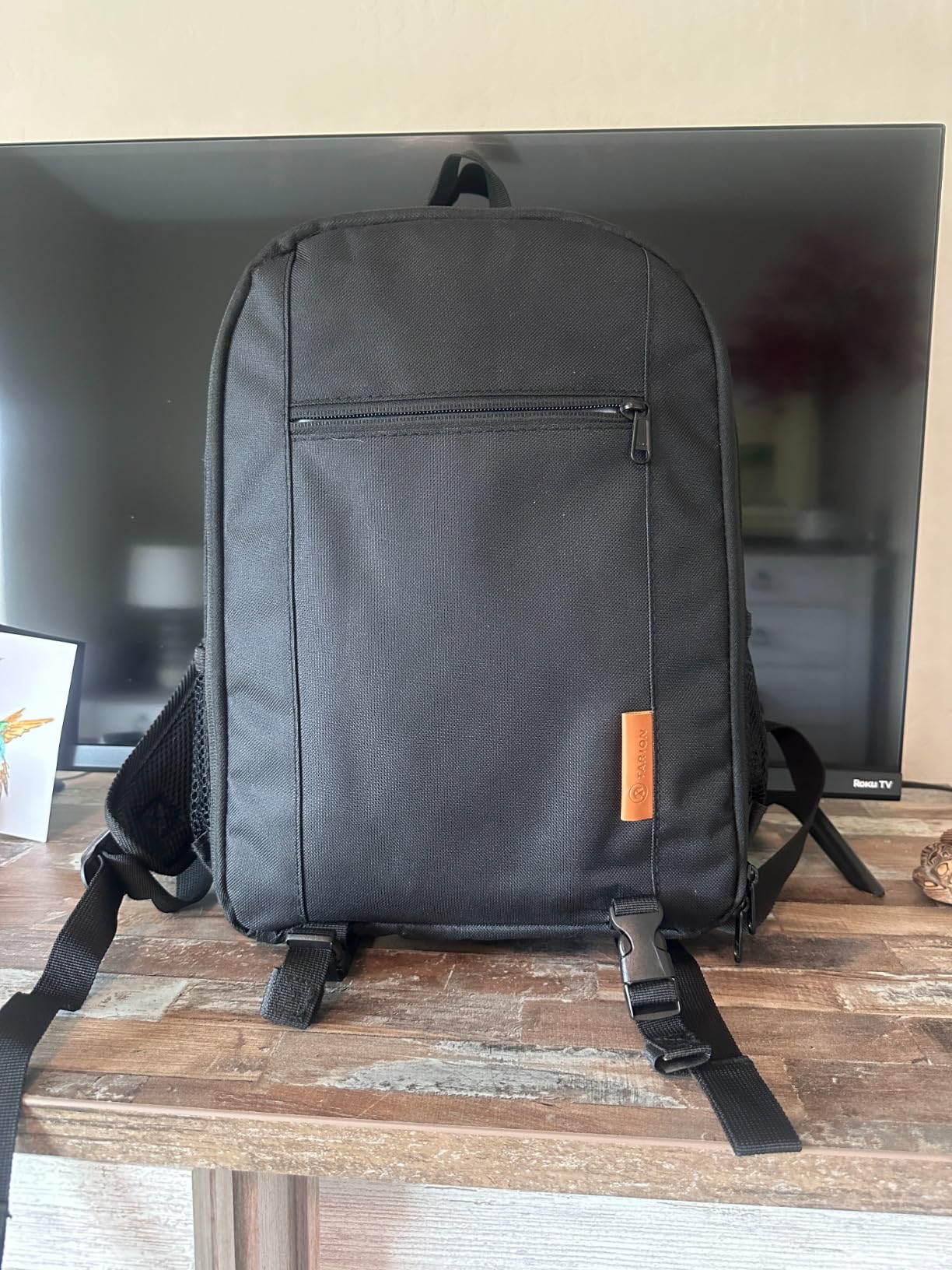 TARION Camera Backpack for Photographers Medium Lightweight 15L Black TB-M | 14 Inch Laptop Compartment, Rain Cover, Bottom Tripod Holder, for DSLR Mirrorless Cameras, Everyday Shooting Bag customer photo 1