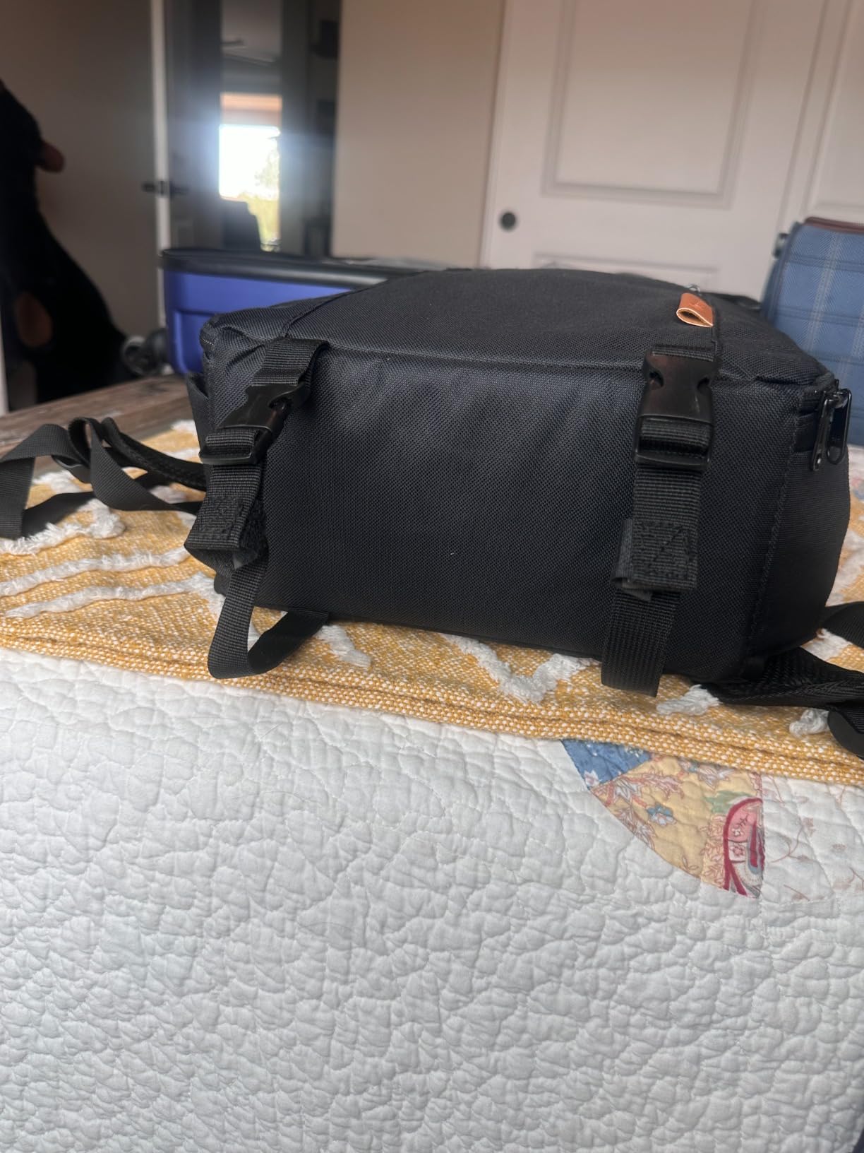 TARION Camera Backpack for Photographers Medium Lightweight 15L Black TB-M | 14 Inch Laptop Compartment, Rain Cover, Bottom Tripod Holder, for DSLR Mirrorless Cameras, Everyday Shooting Bag customer photo 2