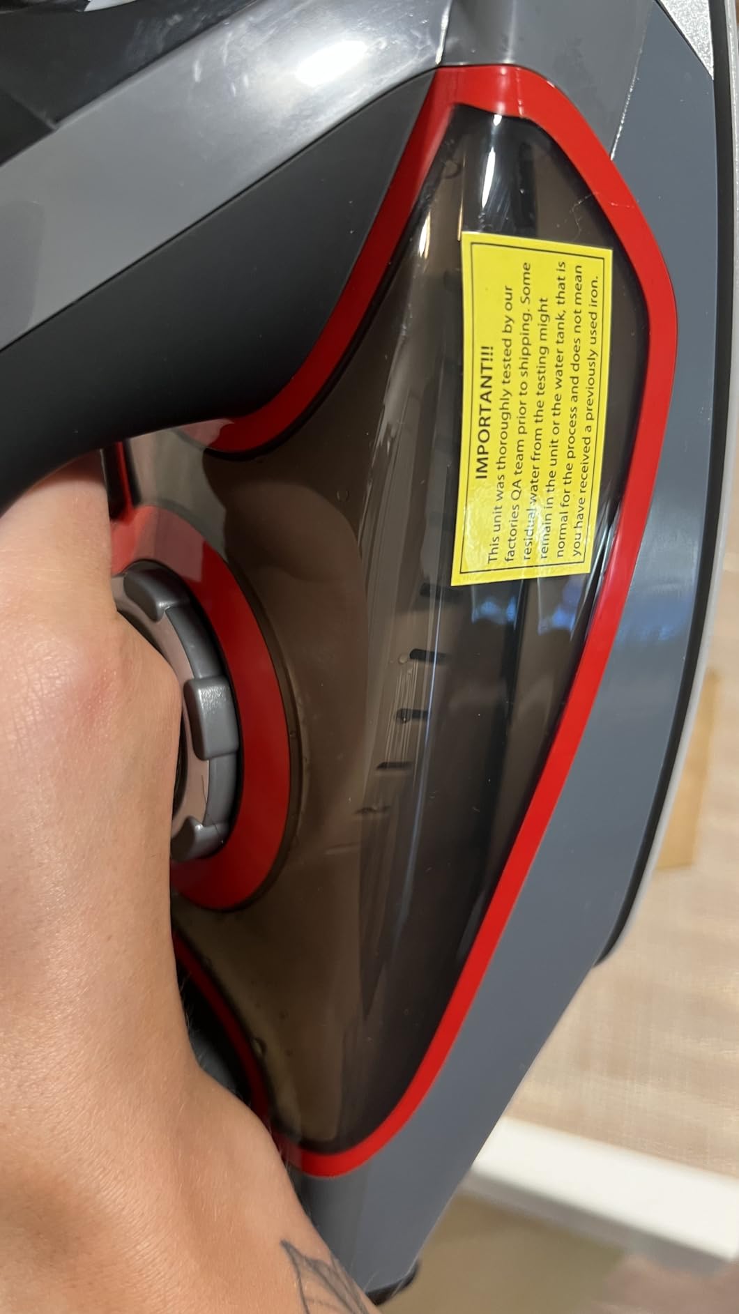 Bartnelli Pro Luxury Steam Iron for Clothes - 1700W Heavy-Duty Commercial Iron customer photo 1