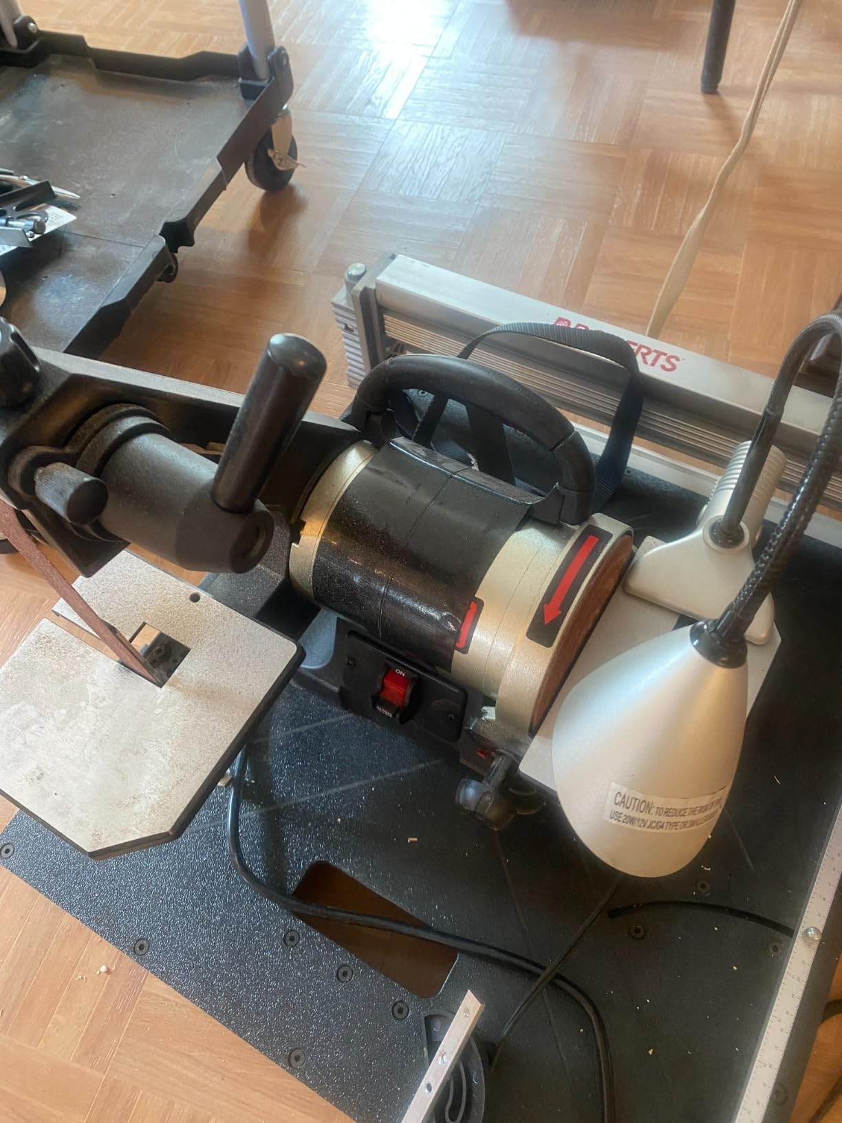 BUCKTOOL Bench Belt Disc Sander for Woodworking, 1x30