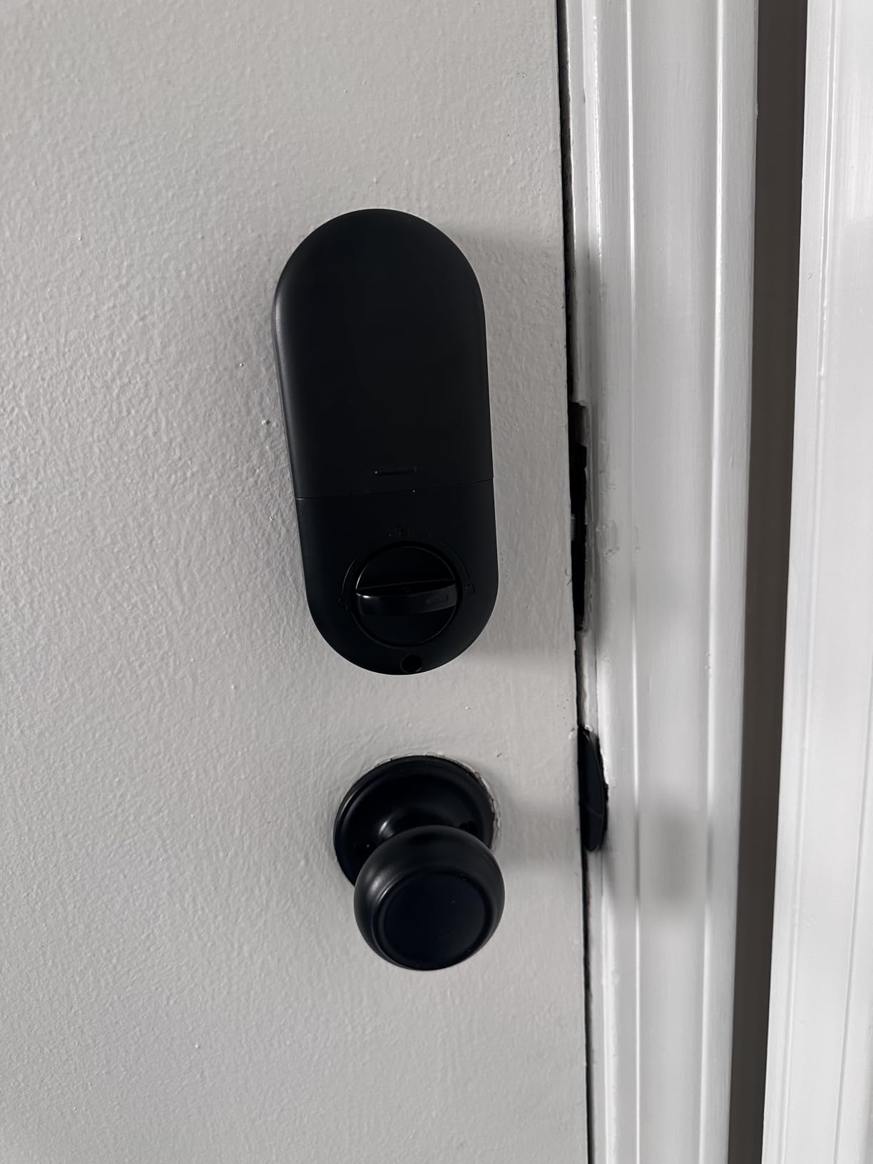 Veise Keyless Entry Door Lock, Electronic Keypad Deadbolt, Keyed Entry, Auto Lock, Anti-Peeking Password, Back Lit & Easy Installation Design, Matte Black customer photo 2