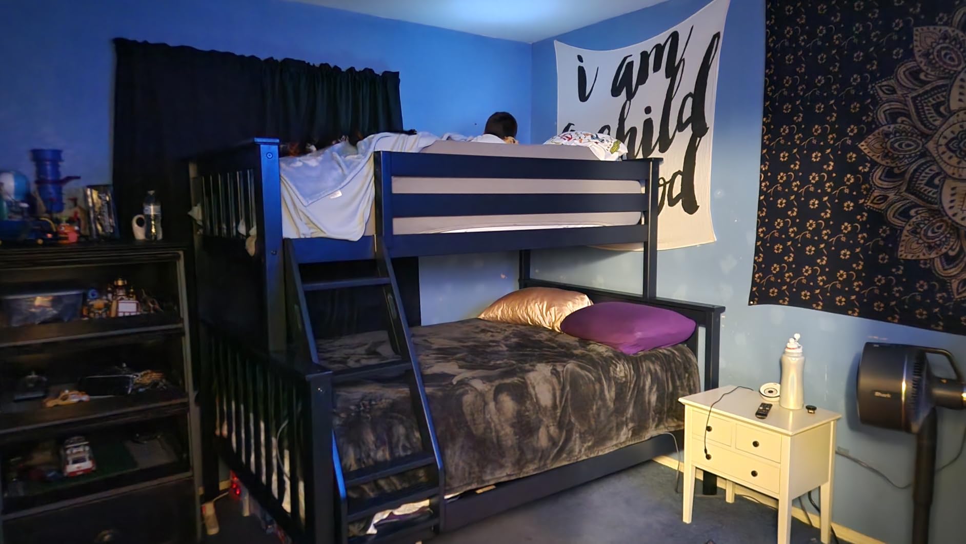 Plank+Beam Classic Twin Over Full Standard Bunk, Pecan | Exceptional Craftsmanship, Enhanced Durability, Metal Support Bar, Solid Wood customer photo 2
