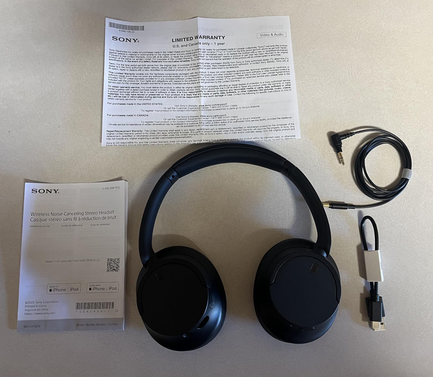 Sony WH-CH720N Wireless Noise Cancelling Over-Ear Headphones, Black | Comfortable Lightweight Design, Dual Noise Sensor technology, Up to 35 Hrs Battery with Quick Charging, Multipoint Connection customer photo 1