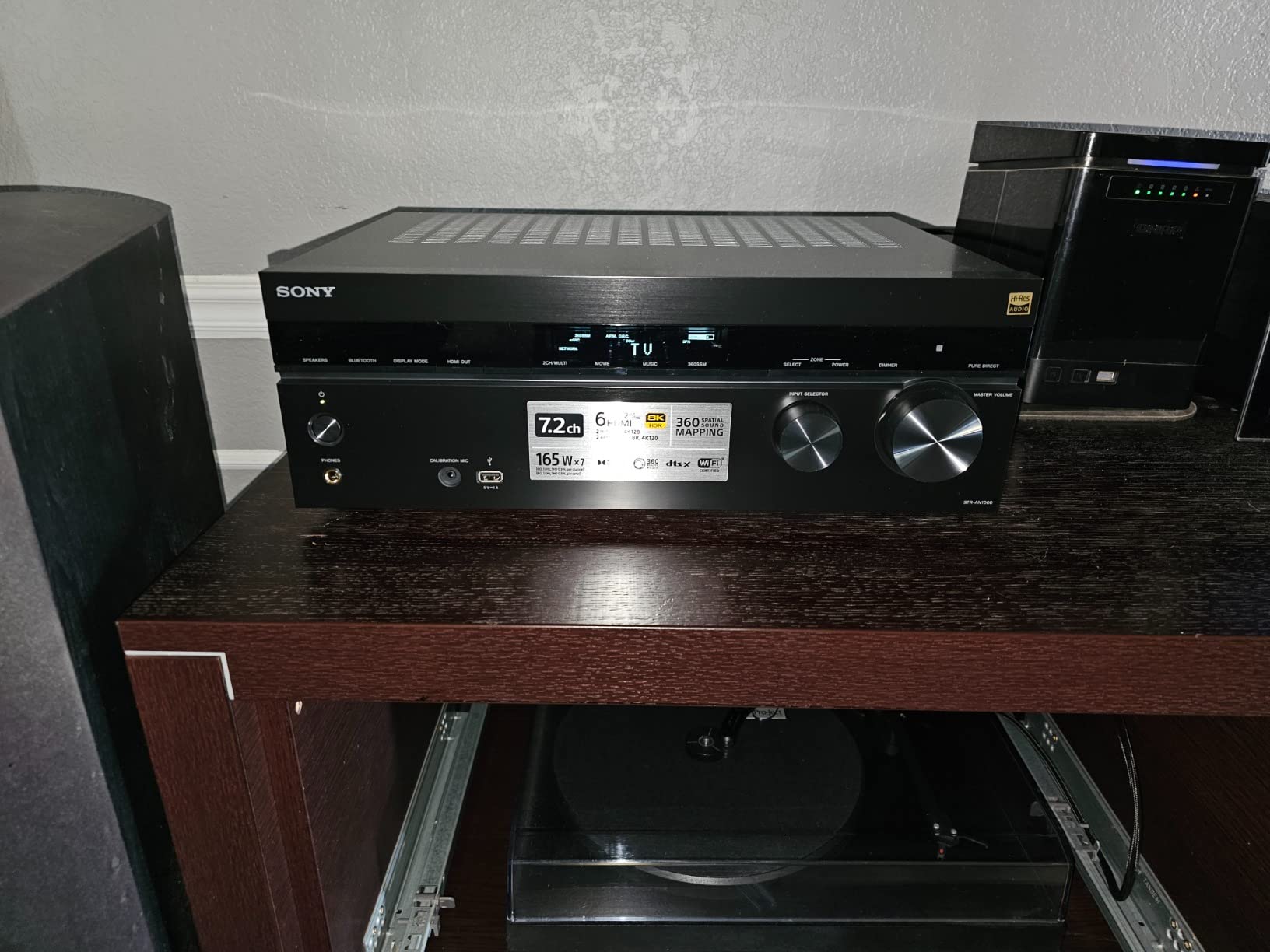 STR-AN1000 7.2ch Home Theater 8K A/V Bluetooth Receiver | Dolby Atmos & DTS:X Surround Sound, WiFi, Google Chromecast, Spotify connect, Apple AirPlay, HDMI 2.1 customer photo 1