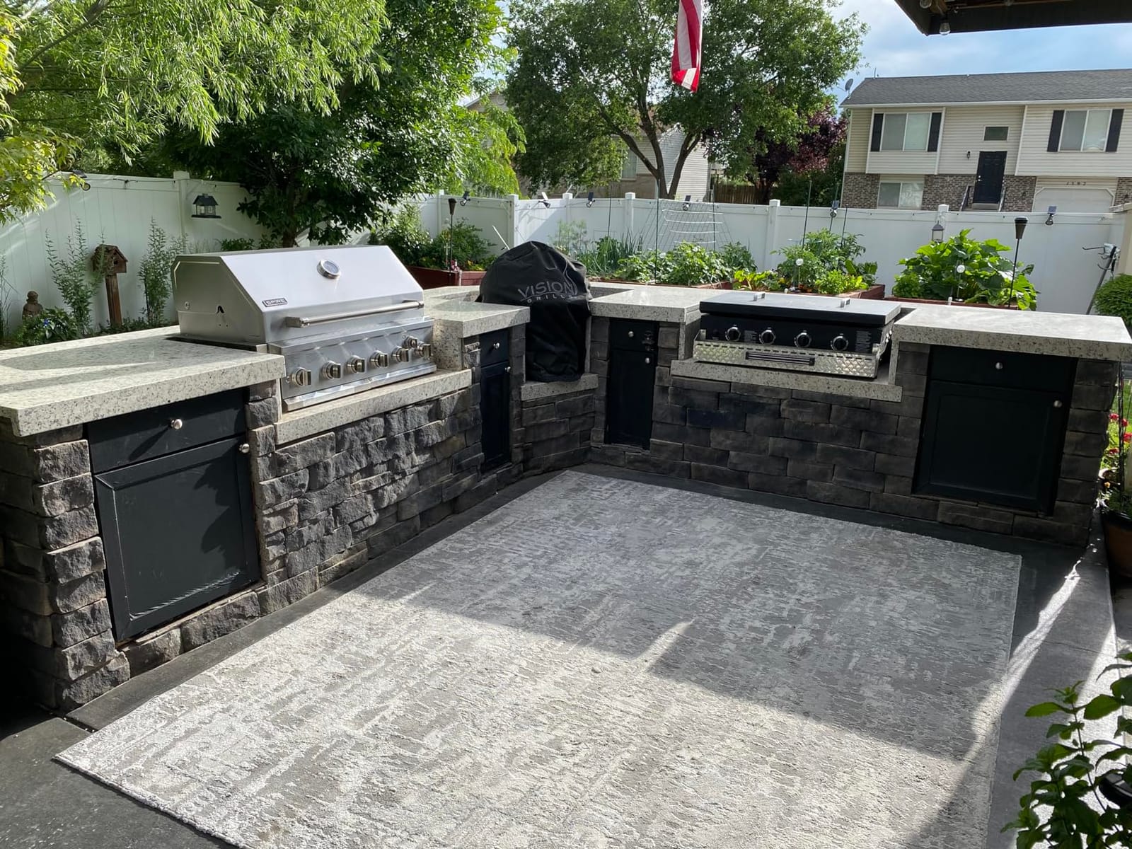 SPIRE Premium 5 Burner Built In Gas Grill Island Head, Stainless Steel 30 Inch Propane Grill with Rear Burner, 63,000 BTUs, 750 SQ In Racks, Dual Fuel Compatibility - 740-0788P customer photo 2