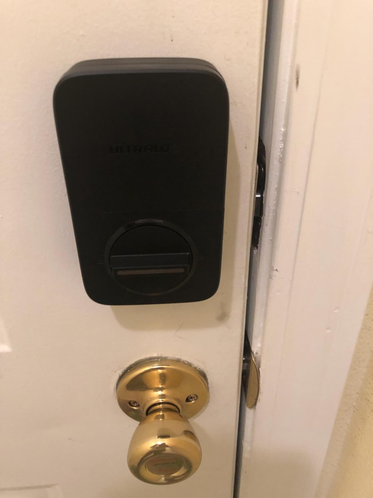U-Bolt WiFi Smart Lock with Door Sensor, App Remote Access | Built in Wi-Fi Deadbolt Smart Locks for Front Door with App, Auto-Lock, Auto Unlock, Works with Alexa, Google, ANSI Grade 1 customer photo 1