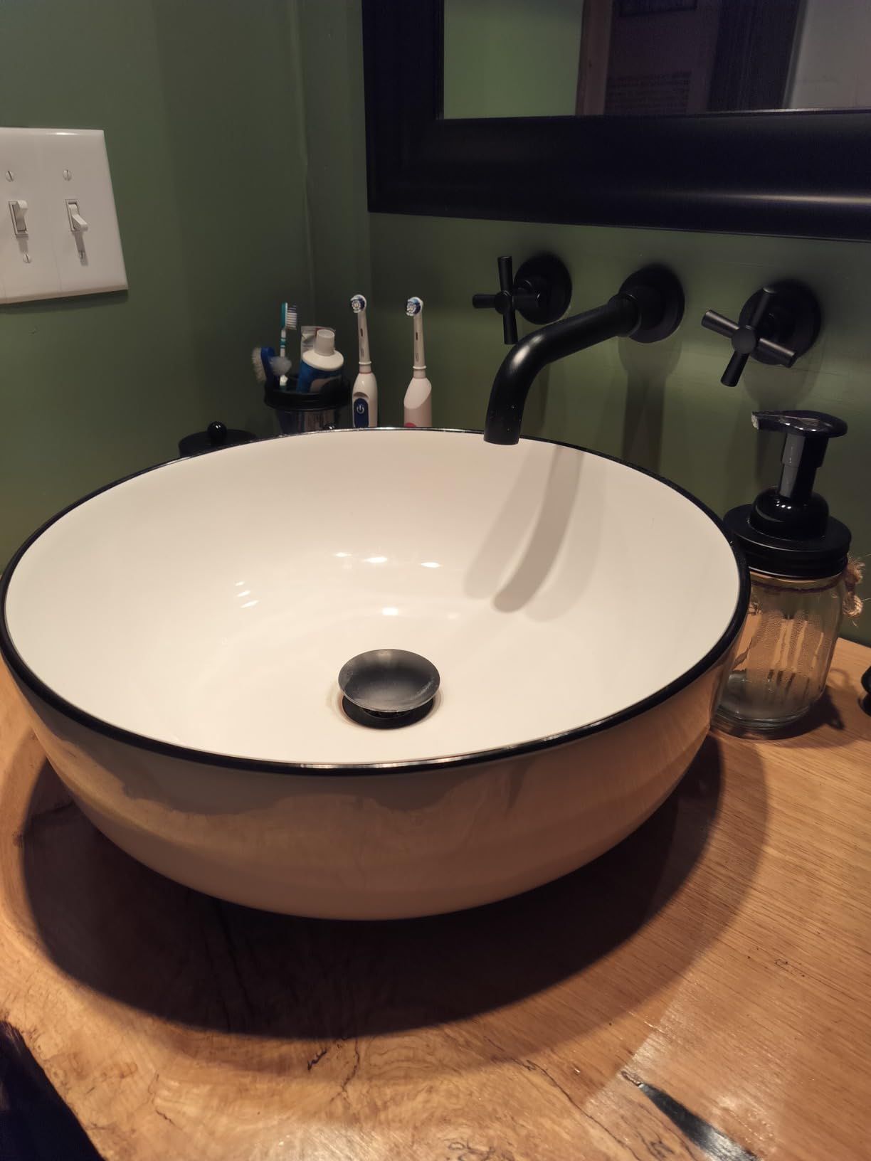 Deervalley Rectangle Vessel Sink, Liberty 16