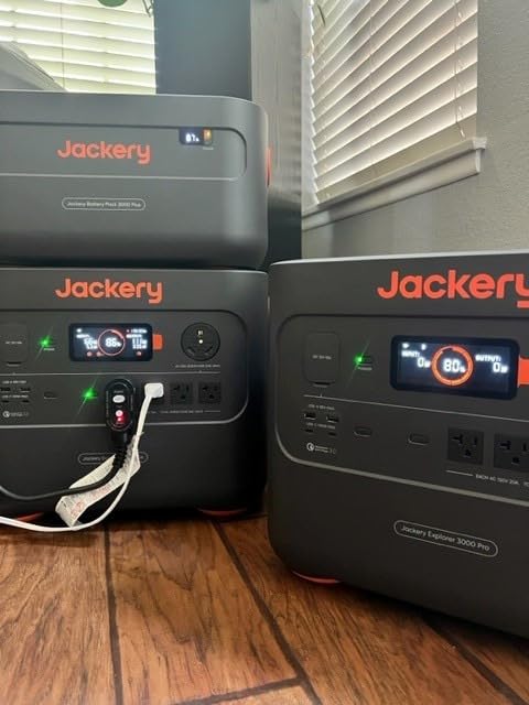 Jackery Explorer 2000 Plus Portable Power Station, 2042Wh LiFePO4 Solar Generator, 3000W AC Output, Expandable to 24kWh, UPS Home Backup for Emergency Camping RV Off-Grid (Solar Panel Optional) customer photo 2