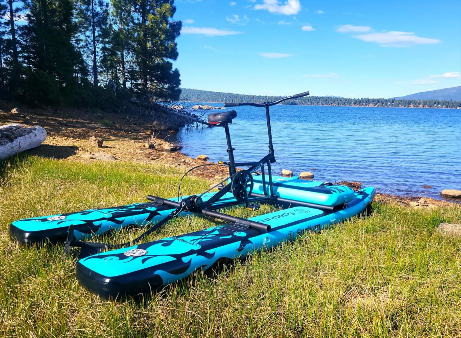 Spatium Sup Water Bike 2.0 Inflatable Pedal Boat Kayak Water Bicycles for Lake Fishing Pedal Boat More Stable and Easy to Drive on Water customer photo 2