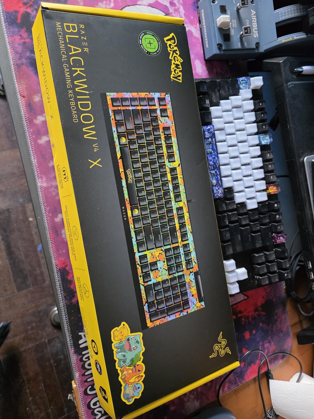 Razer BlackWidow V4 X Mechanical Gaming Keyboard, Yellow Switches, Black customer photo 2