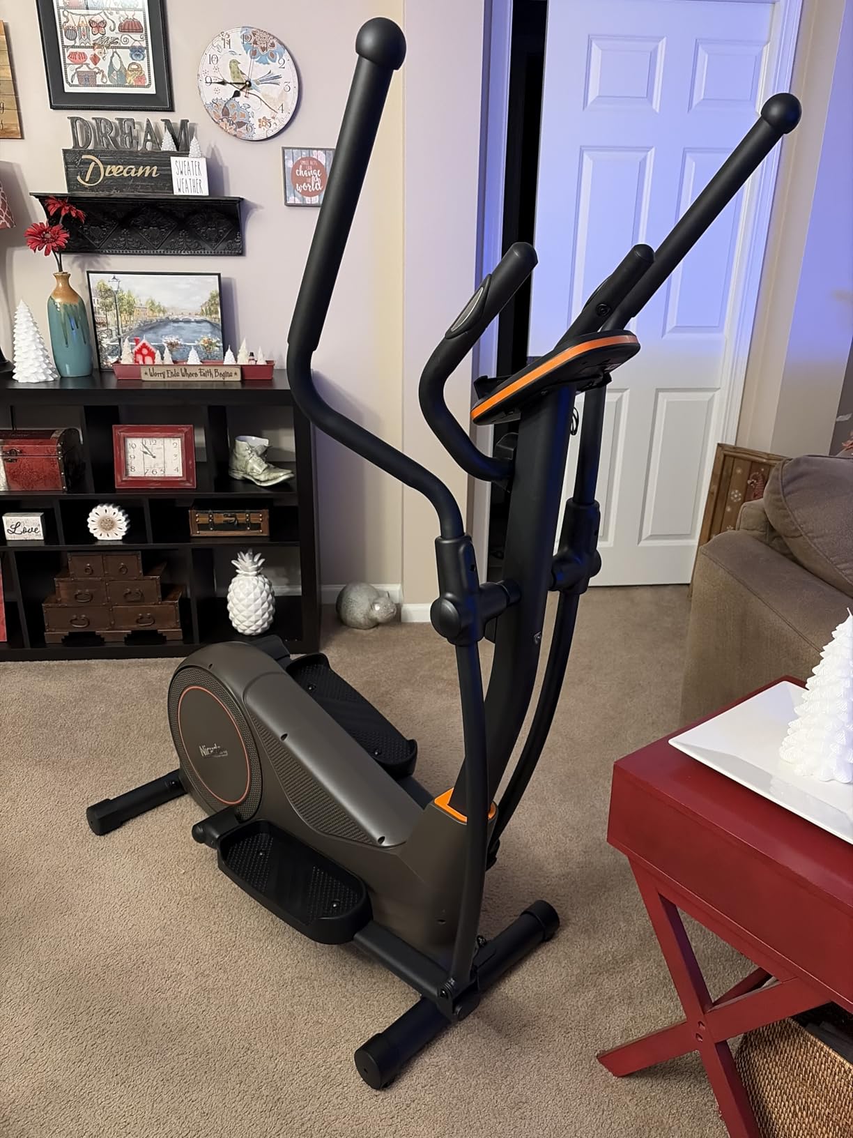 Niceday Elliptical Exercise Machine with 15.5IN/16IN/20IN Stride | Magnetic Elliptical Trainer for Home Use, 16 Resistance Levels, 400LBS Loading Capacity, Support Kinomap APP customer photo 2