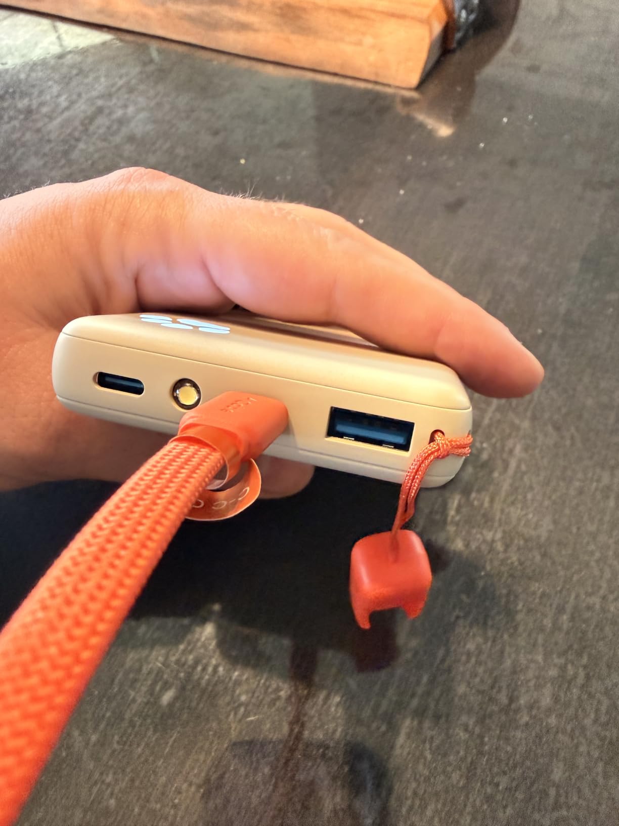 INIU 10000mAh 45W Fast Charging Portable Charger, Smaller Travel Power Bank customer photo 1