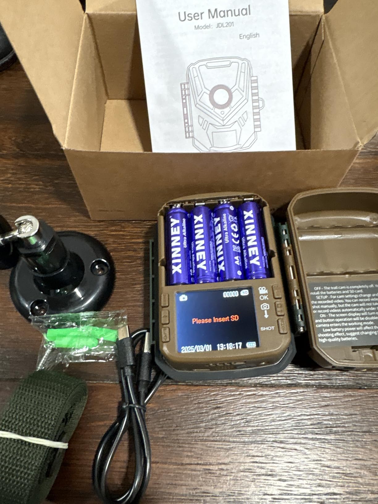 KJK Trail Camera 36MP 2.7K, Mini Game Camera with Night Vision 0.1s Trigger Time Motion Activated 130° Wide-Angle, Waterproof Trail Cam with 2.0