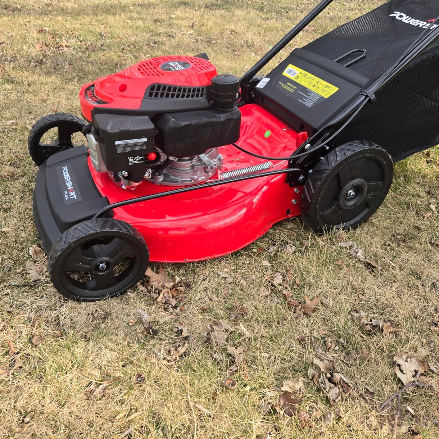 PowerSmart EasyGlide 21-Inch Gas Lawn Mower, 144cc 4-Stroke OHV Engine, Push Walk-Behind, 3-in-1 Mulch/Bag/Side Discharge customer photo 1