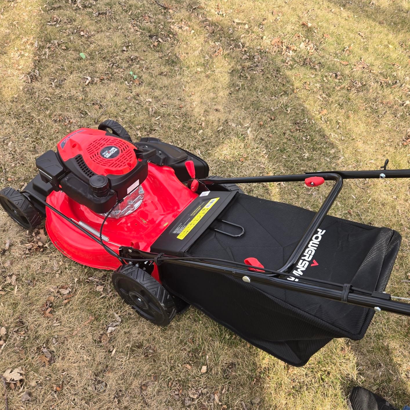 PowerSmart EasyGlide 21-Inch Gas Lawn Mower, 144cc 4-Stroke OHV Engine, Push Walk-Behind, 3-in-1 Mulch/Bag/Side Discharge customer photo 2