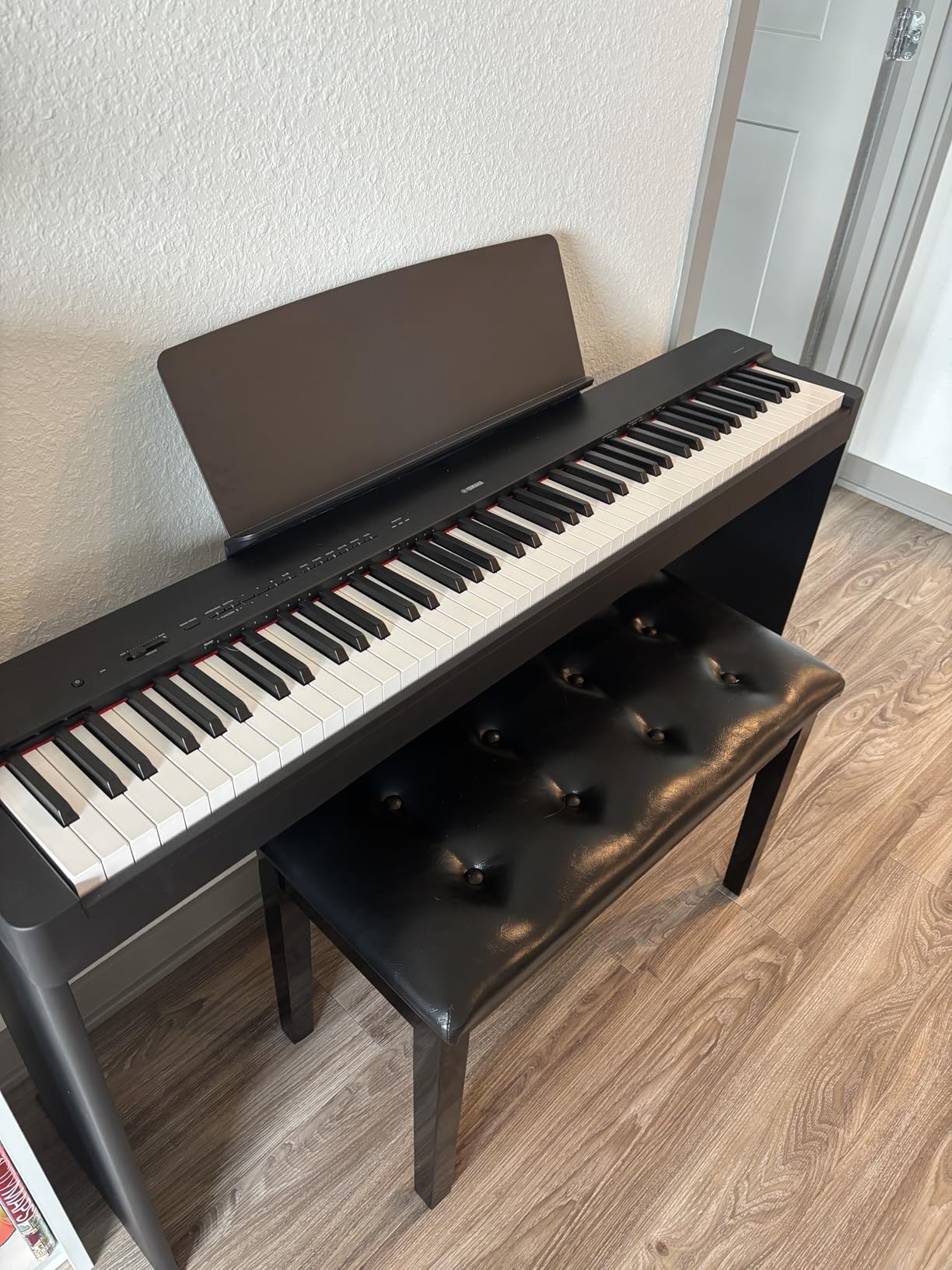 Yamaha P225 88-Key Digital Piano with Weighted Keys, Portable Design, Built-in Speakers, Black customer photo 2