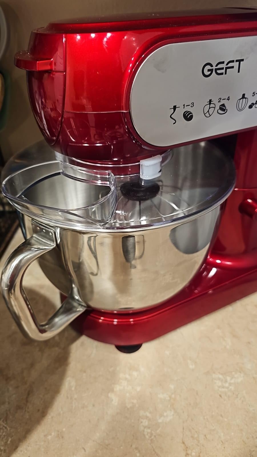 Stand Mixer, 6QT Mixers Kitchen Electric Stand Mixer, 600W Tilt-Head Kitchen Mixer with Stainless Steel Bowl, Dishwasher-Safe Dough Hook, Flat Beater, Wire Whisk, Splash Guard customer photo 2