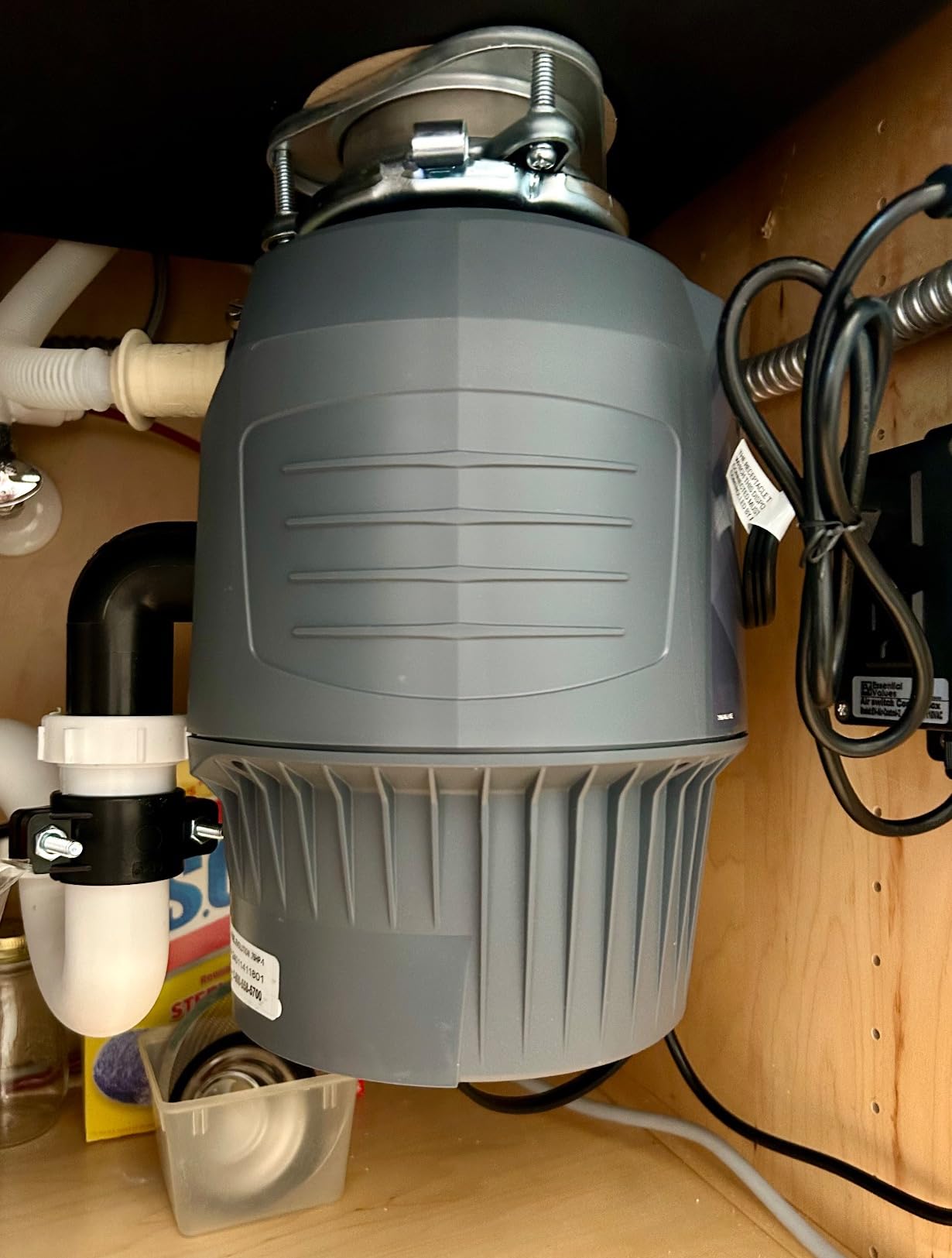 InSinkErator EVOLUTION 0.75HP 3/4 HP, Advanced Series EZ Connect Continuous Feed Food Waste Garbage Disposal, Gray customer photo 2