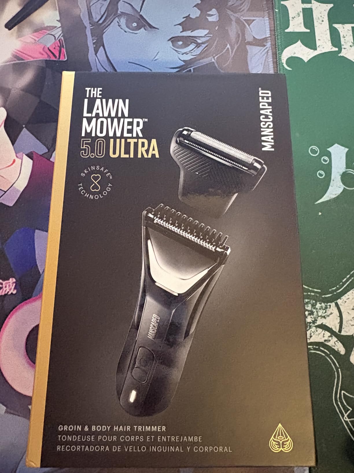 MANSCAPED® The Lawn Mower® 5.0 Ultra Groin & Body Hair Trimmer - Dual-Head SkinSafe® Trimmer & Foil Blades, Waterproof Wet/Dry Groomer, USB-C Rechargeable with Travel Case, Men's Ball Shaver, Black customer photo 1