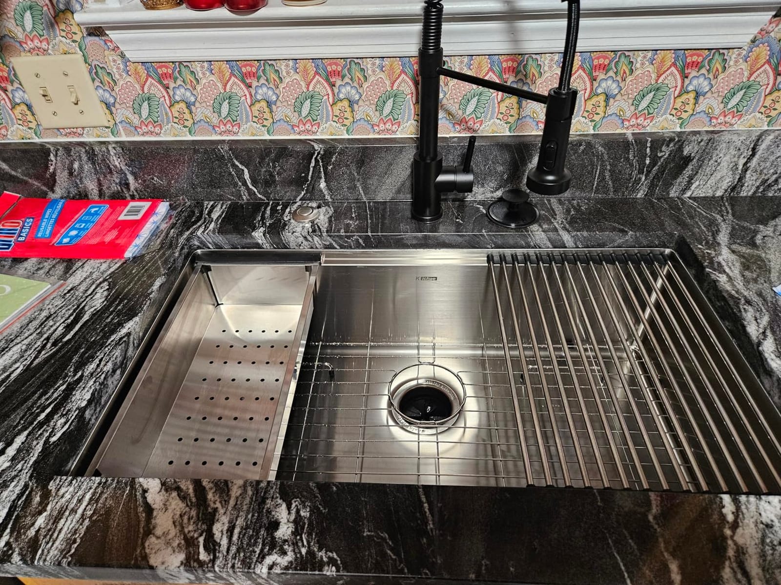 Kichae 32 Undermount Kitchen Sink Stainless Steel 16 Gauge Workstation | 32x19 Undermount Sink Single Bowl Under Counter 10R Round Corner Deep Handmade Basin with Cutting Board customer photo 2
