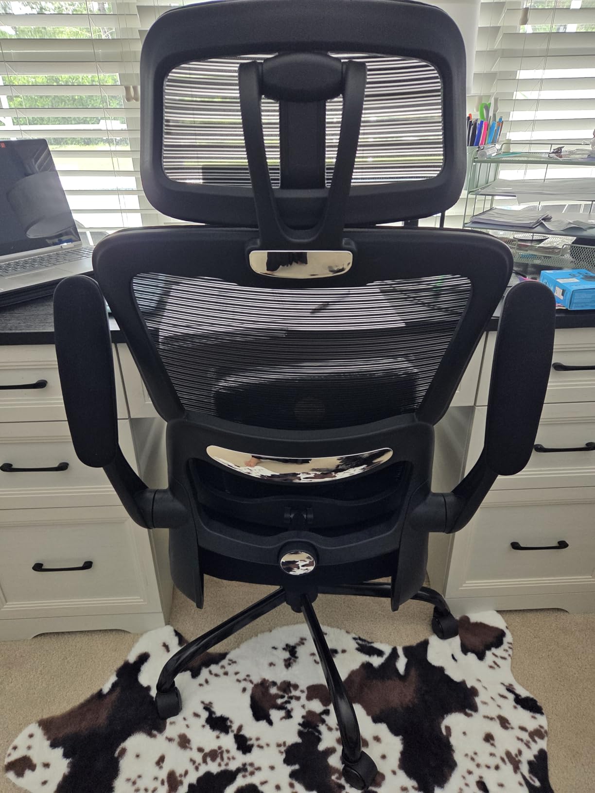 TRALT Office Chair Ergonomic Desk Chair - Gaming Chair with Lumbar Support | 330 LBS Home Office Desk Chairs with Headrest, Reading Chair with Flip-up Armrests, Comfortable Computer Chairs (Black) customer photo 1