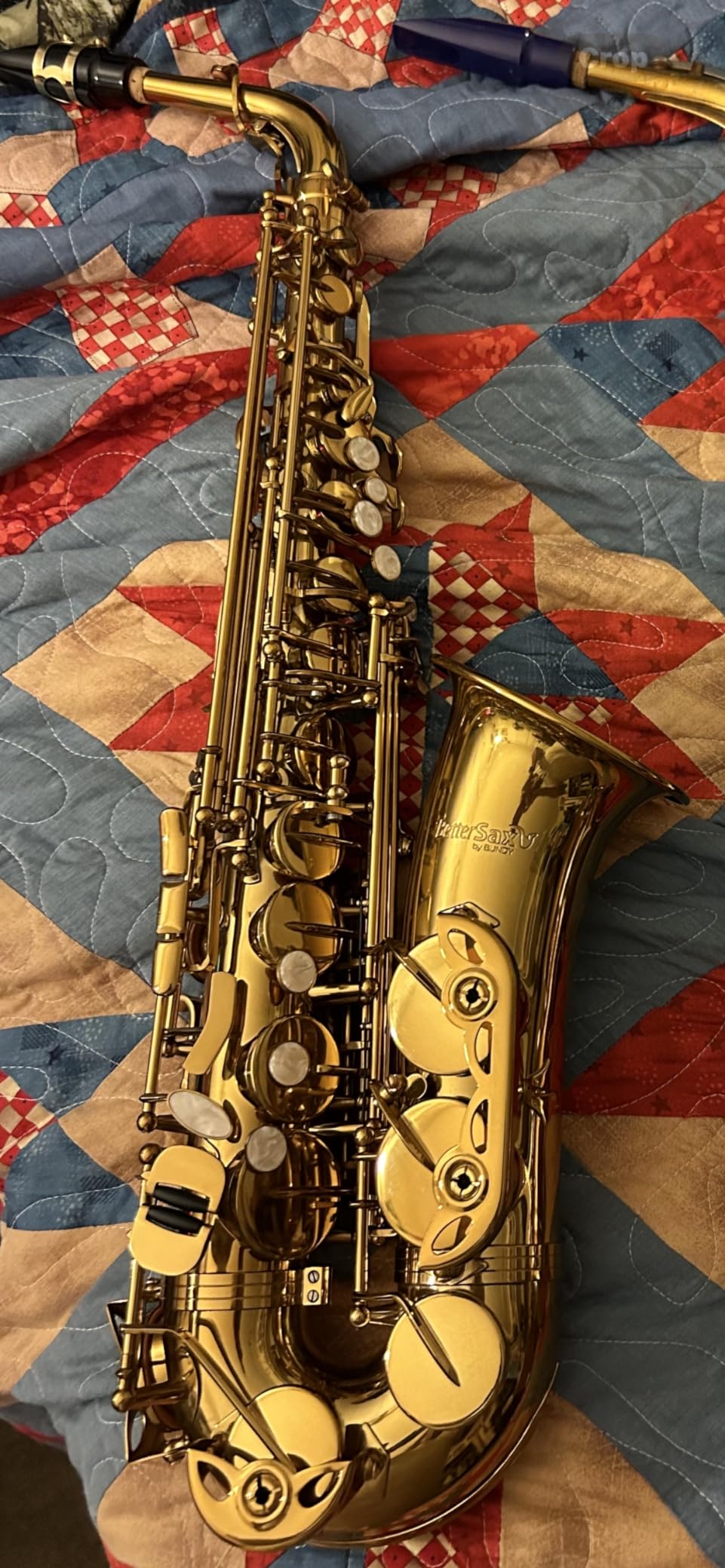 BetterSax Classic Alto Saxophone - Professional-Grade Instrument with Dark Gold Lacquer Finish customer photo 2