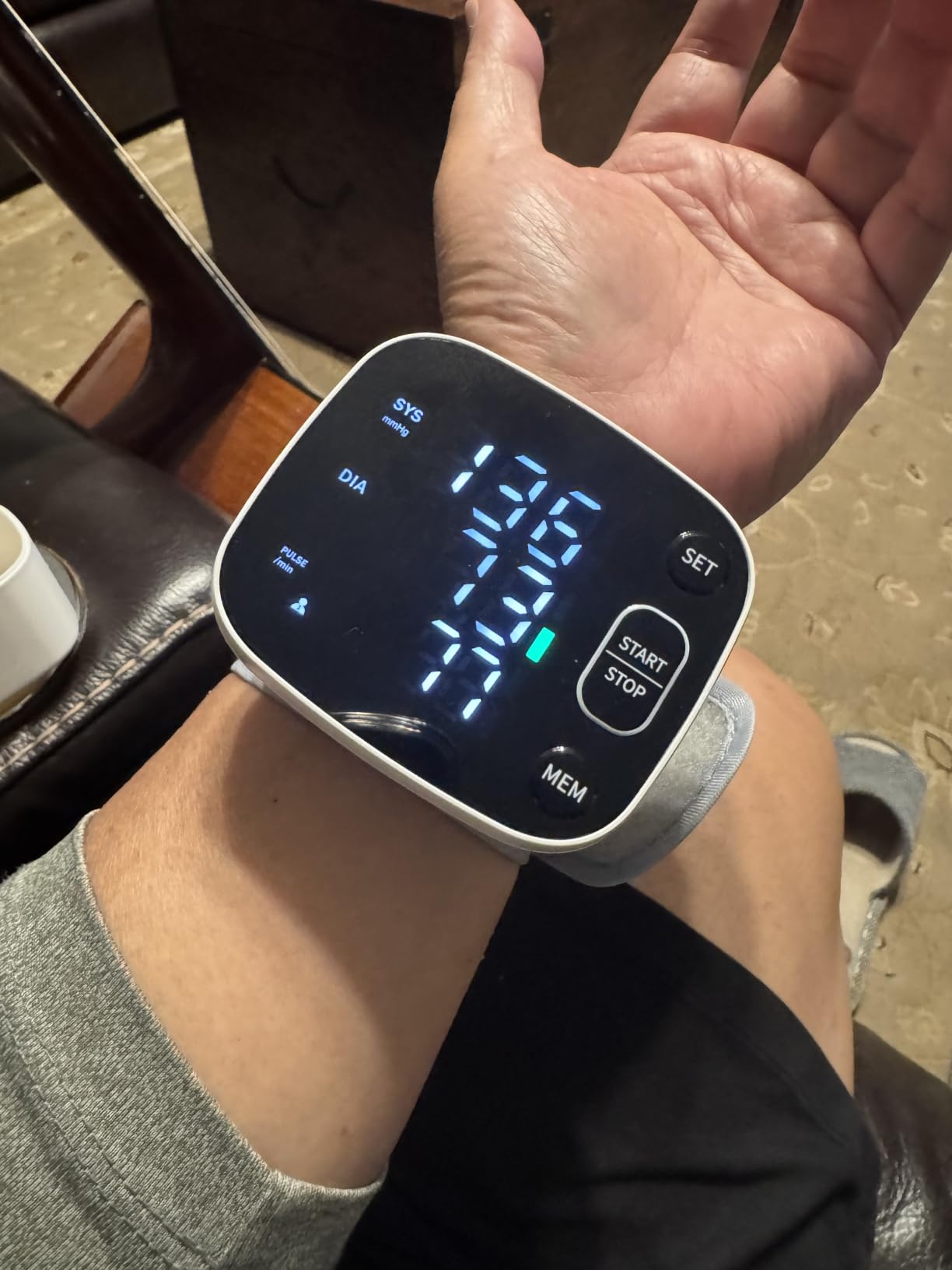 Oklar Wrist Blood Pressure Monitor, FDA Cleared Rechargeable BP Machine | For Home Use, with Adjustable Cuff (4.92-8.46 Inches), 240 Reading Memory for 2 Users, Voice Broadcast, Storage Case Included customer photo 2