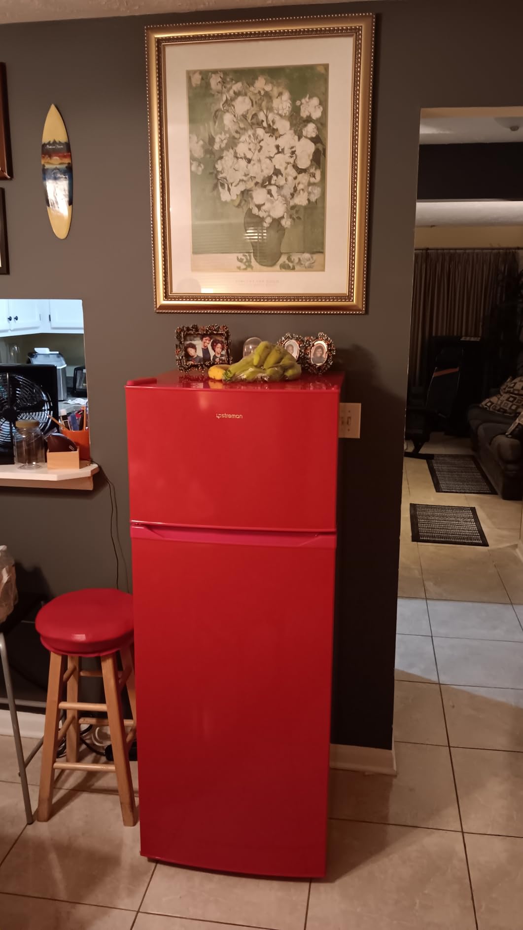 Upstreman 7.7 Cu.Ft. Refrigerator with Freezer Double Door Fridge customer photo 2