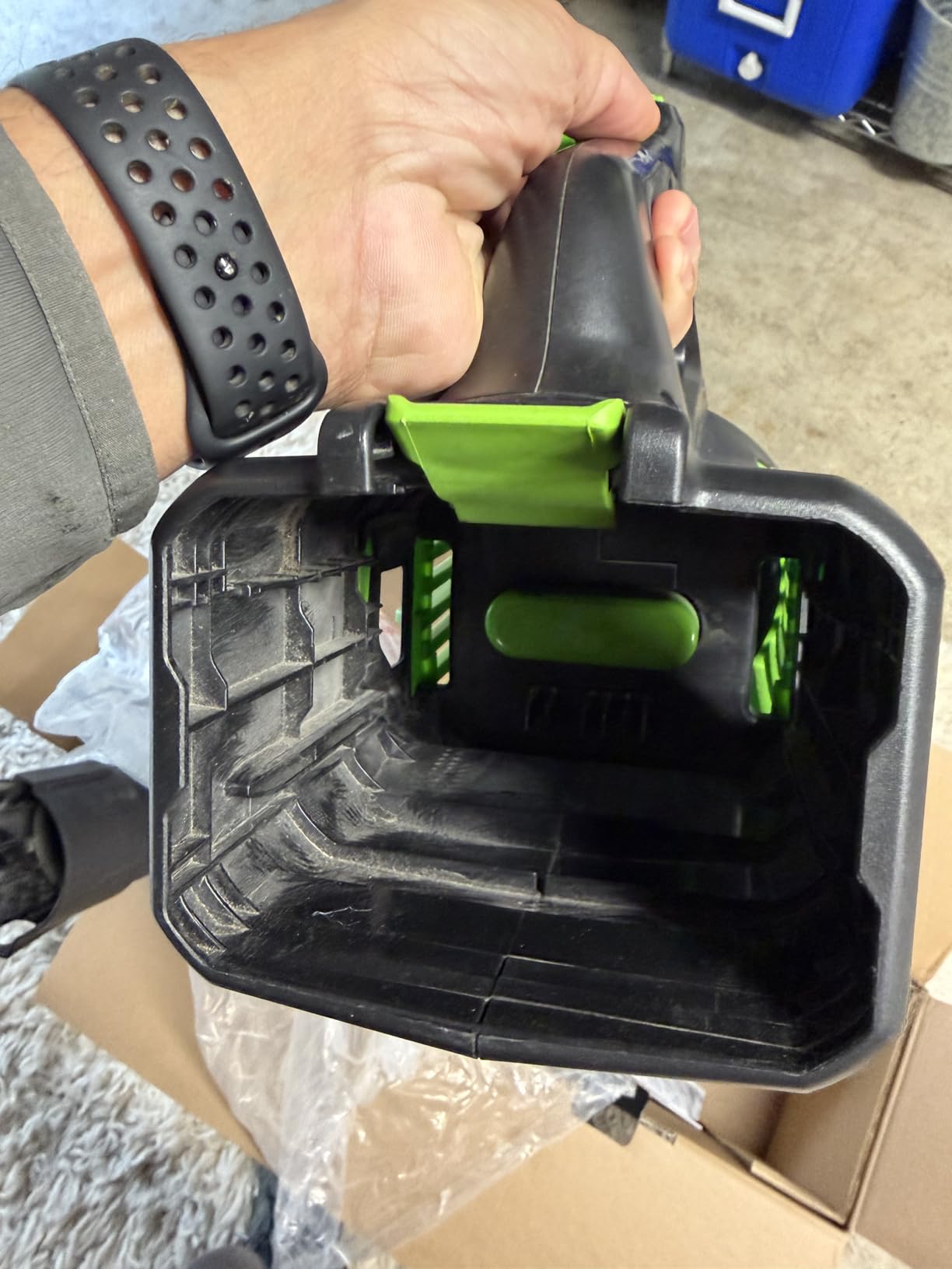Greenworks 80V Electric Leaf Blower, 770 CFM, 4.0 Ah Battery and Charger customer photo 2