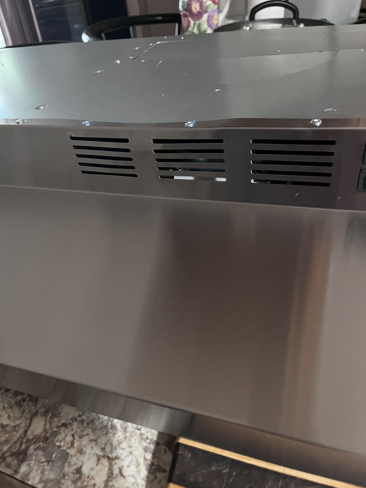 SNDOAS 30 inch Range Hood Ducted/Ductless Convertible Stainless Steel Range Hood Under Cabinet with Rocker Button Control customer photo 1