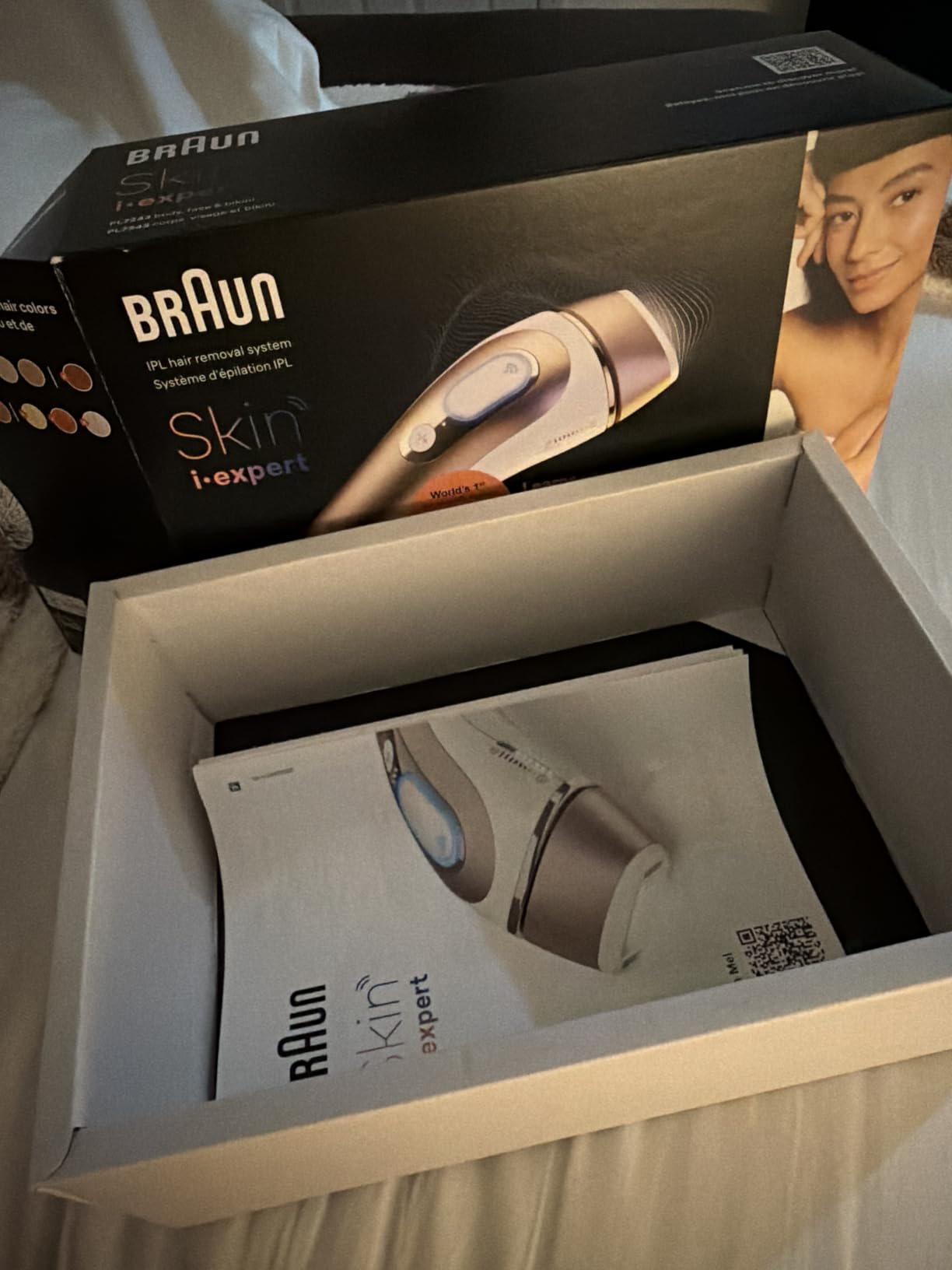 Braun Smart IPL, Skin i-Expert Pro 7, VOGUE's Best Hair Removal Device, IPL Hair Removal for Women and Men, Permanent Laser Hair Reduction At-Home, World's 1st Smart App, 3 Heads, IPL7243 customer photo 1