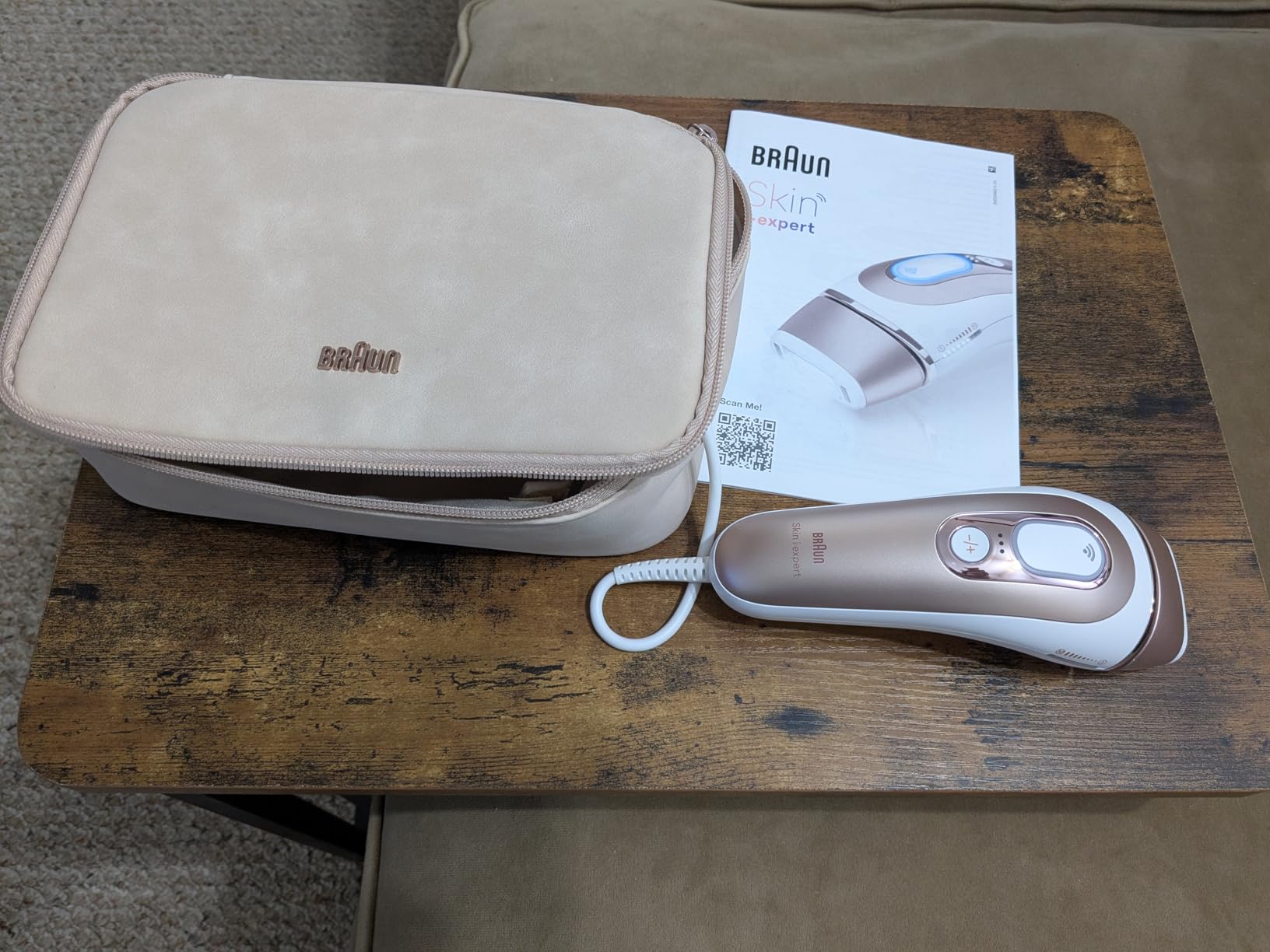 Braun Smart IPL, Skin i-Expert Pro 7, VOGUE's Best Hair Removal Device, IPL Hair Removal for Women and Men, Permanent Laser Hair Reduction At-Home, World's 1st Smart App, 3 Heads, IPL7243 customer photo 2