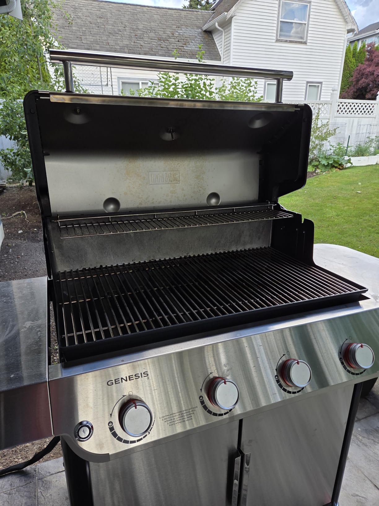 Weber Genesis S-415 Natural Gas Grill for Outdoor Cooking, Stainless Steel, 4 Burners - Stainless Steel Cooking Grates & PureBlu Burners customer photo 1