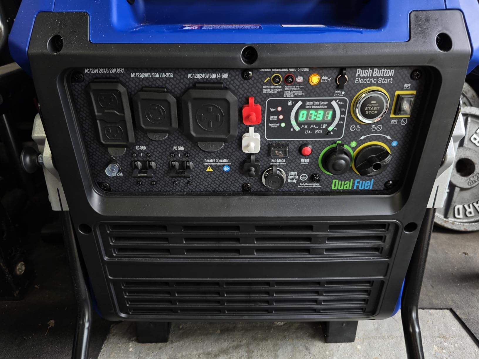 Westinghouse 12000 Peak Watt Dual Fuel Portable Inverter Generator, Remote Electric Start, Transfer Switch Ready customer photo 2