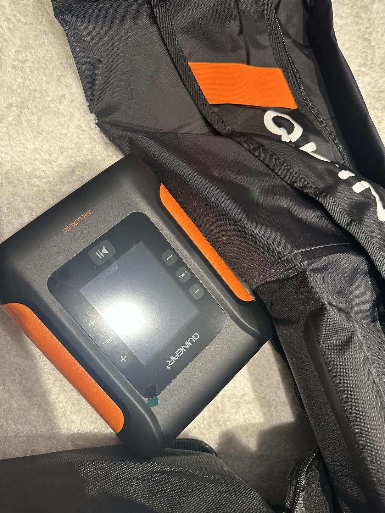 QUINEAR Professional Leg Recovery System, Cordless Air Compression Boots with Sequential Compression, Leg and Foot Massager, Fast Recovery Therapy for Athletes, FSA-HSA Eligible (Medium) customer photo 2