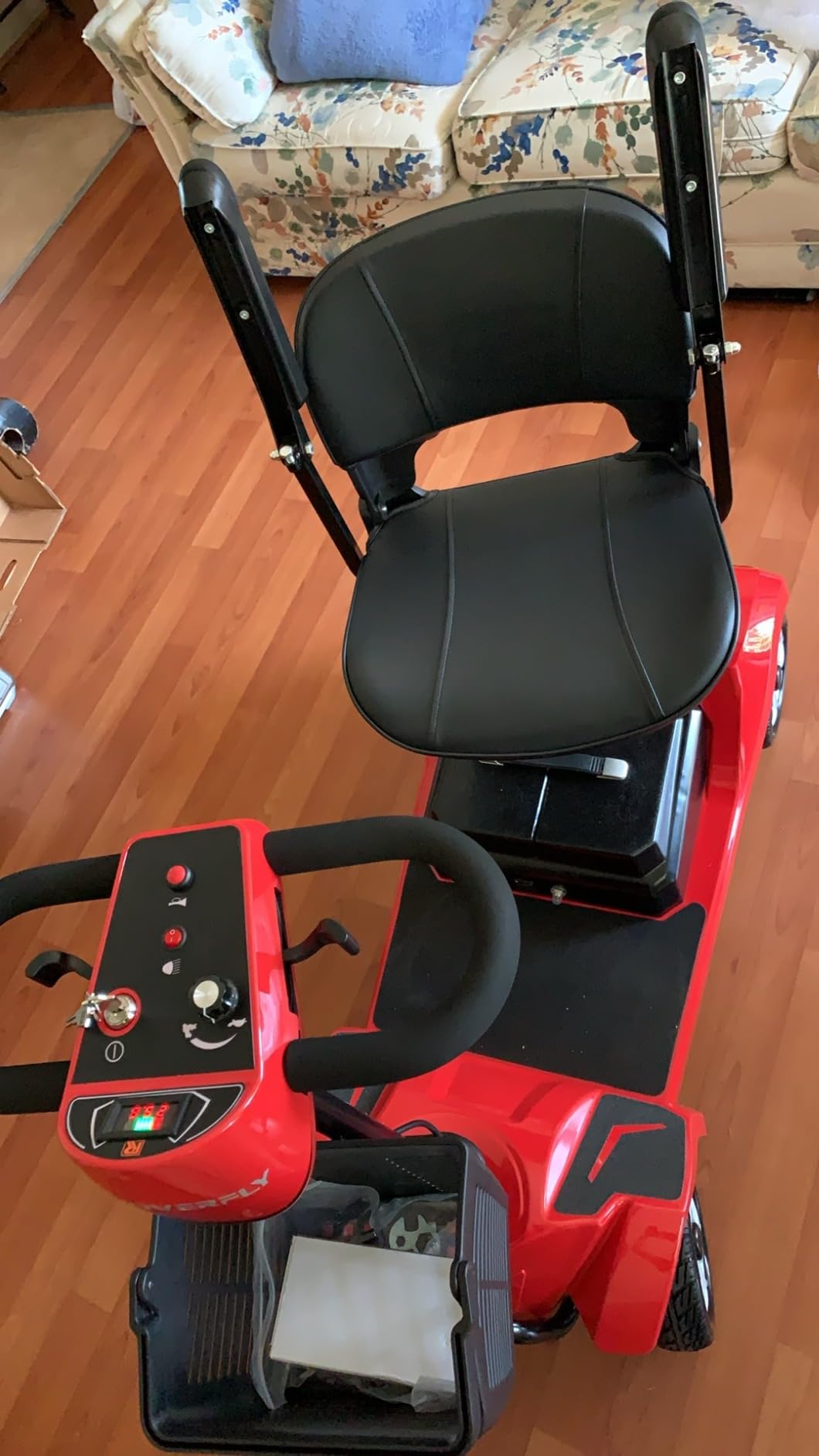 Hoverfly T4 4-Wheel Mobility Scooter for Seniors/Adults, Max 12.4 Miles | Max 3.7mph, 9